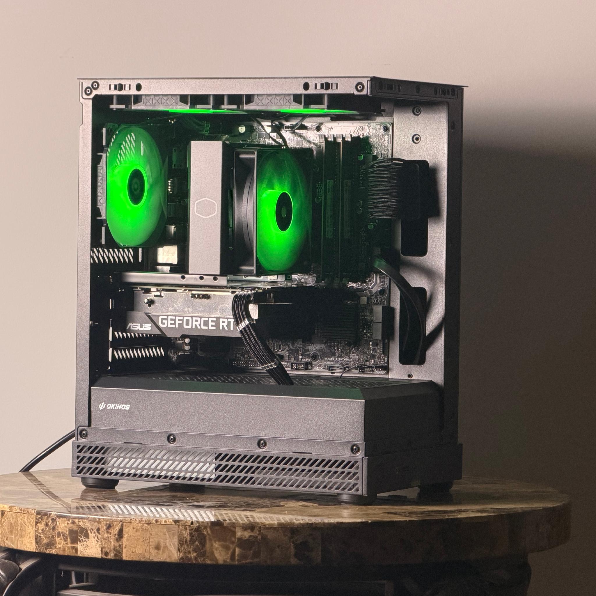 FREE SHIP 🖤🌈 Black RGB Gaming PC | RTX 3060 | Intel Core i7-11700 | 1 TB NVME SSD | 16 GB RAM🌈🖤