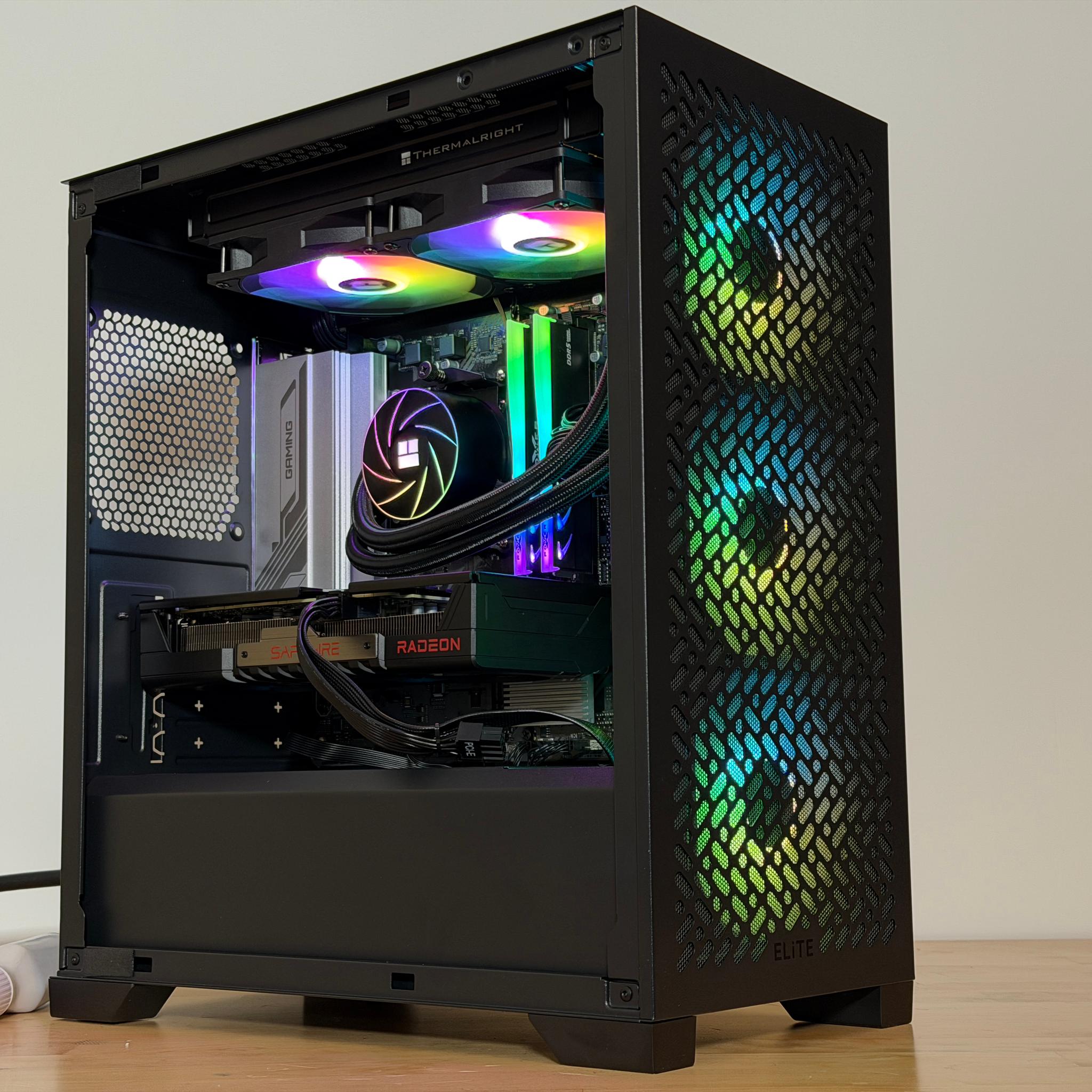 RX 9060XT Ryzen 7 7700x Gaming PC