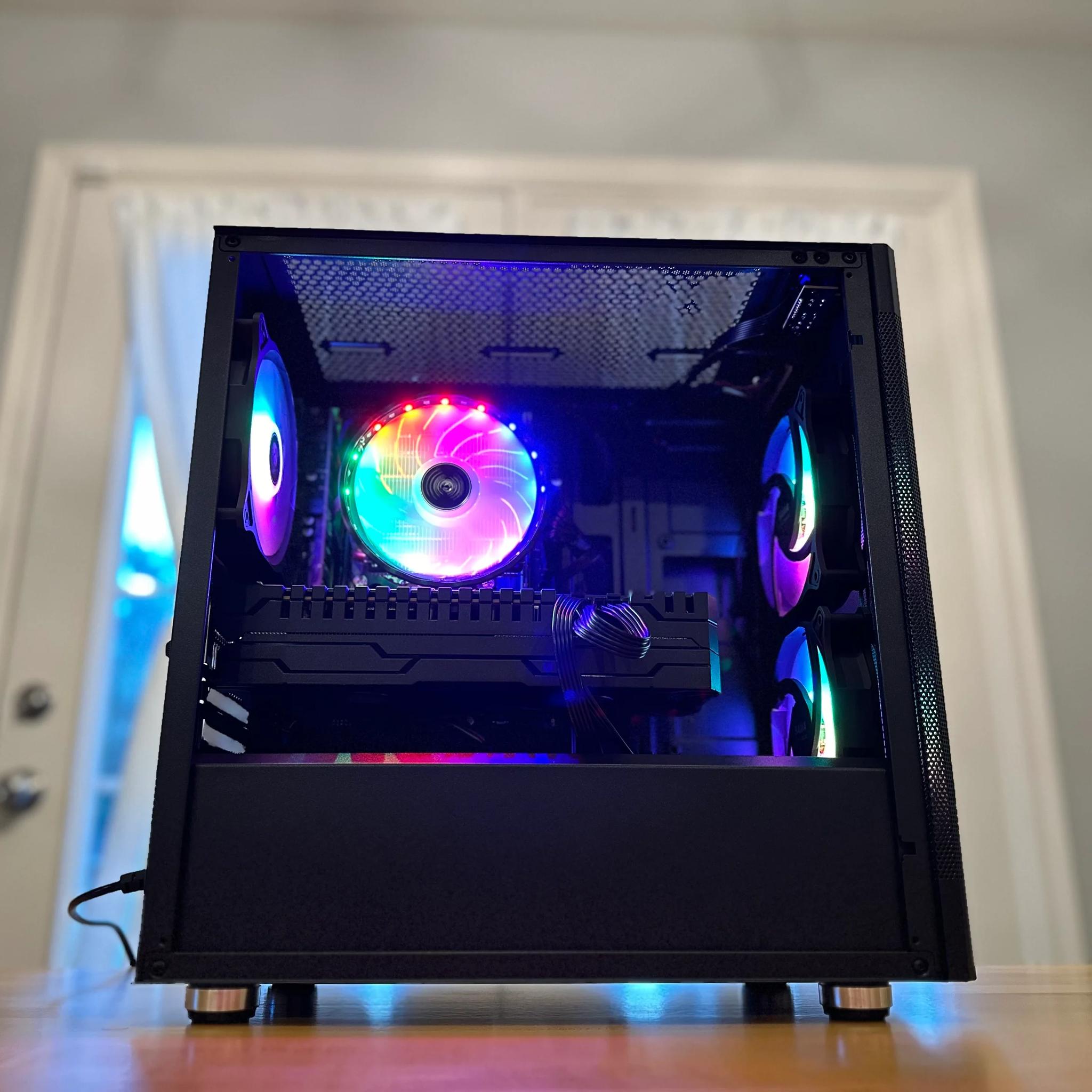 ⚫️ 🥷 | RX 5700 XT, Core i7, 64gb DDR4, 1tb SSD, WiFi Equipped Streaming/Gaming PC