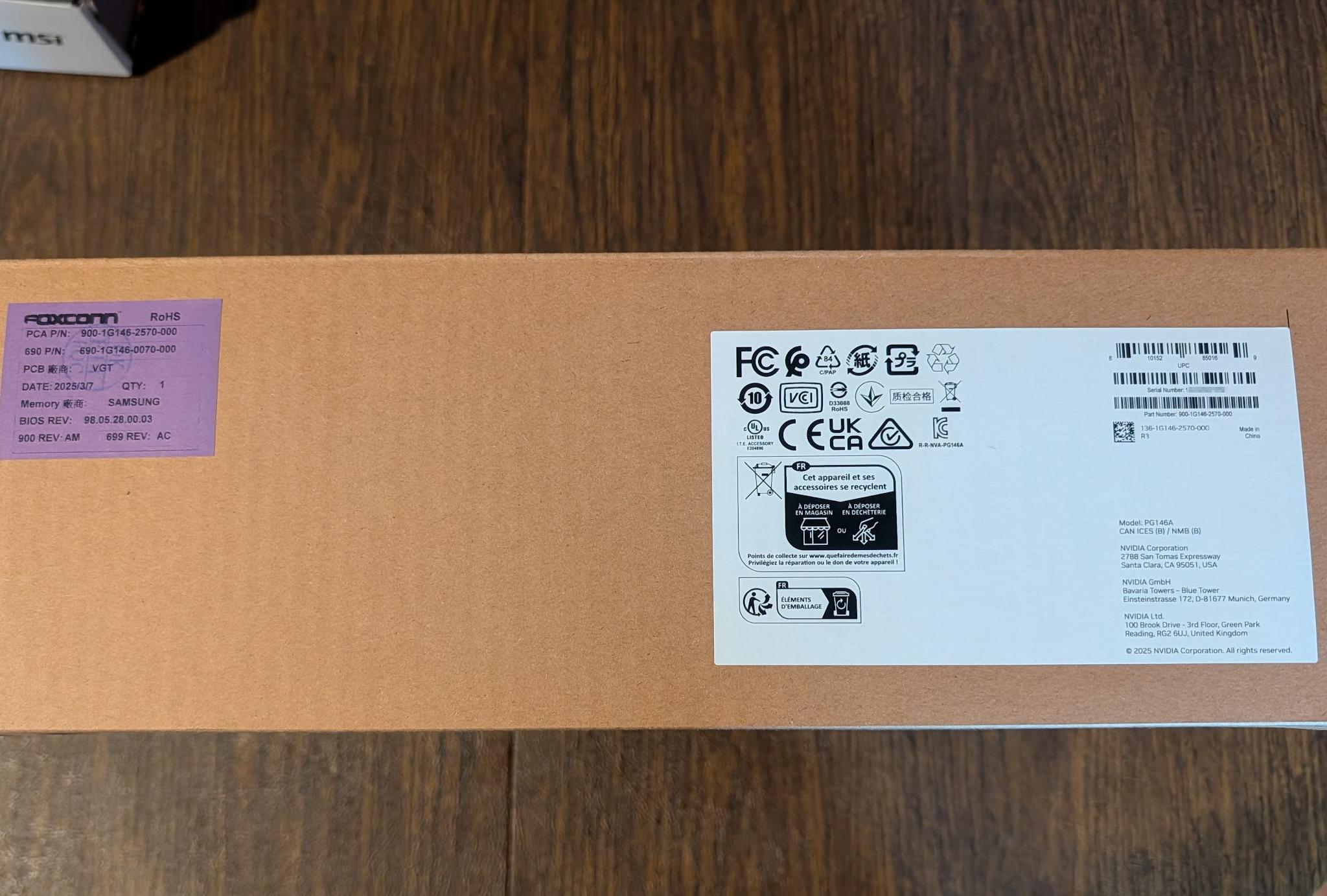 NVIDIA GeForce RTX 5070 Founders Edition NEW IN BOX SEALED
