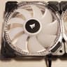 Corsair HD120 RGB LED High Performance 120mm 4pin PWM Fans (3-Pack with RGB Controller)