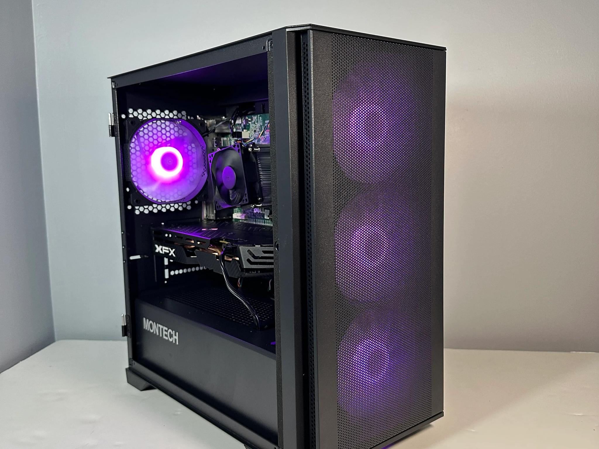Intel i7 4790/AMD RX 580 8GB Custom RGB Gaming PC BundleW/Keyboard/Mouse/Headset & Mic