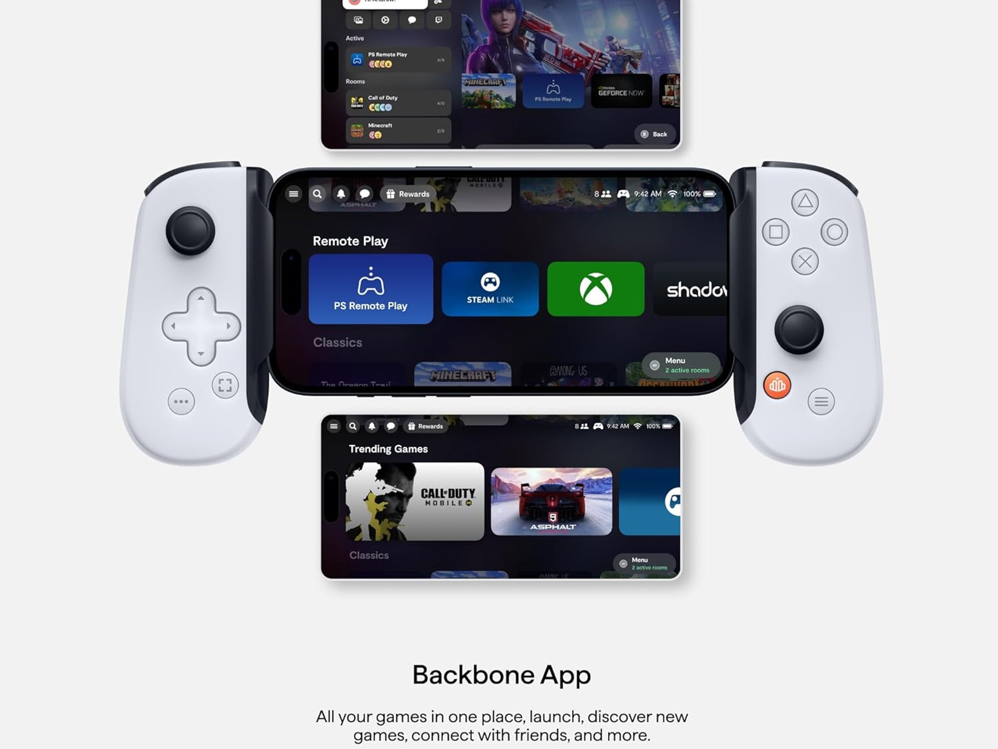 Backbone One PlayStation Edition USB-C 2nd Gen Controller Android iPhone 15/16 - Excellent