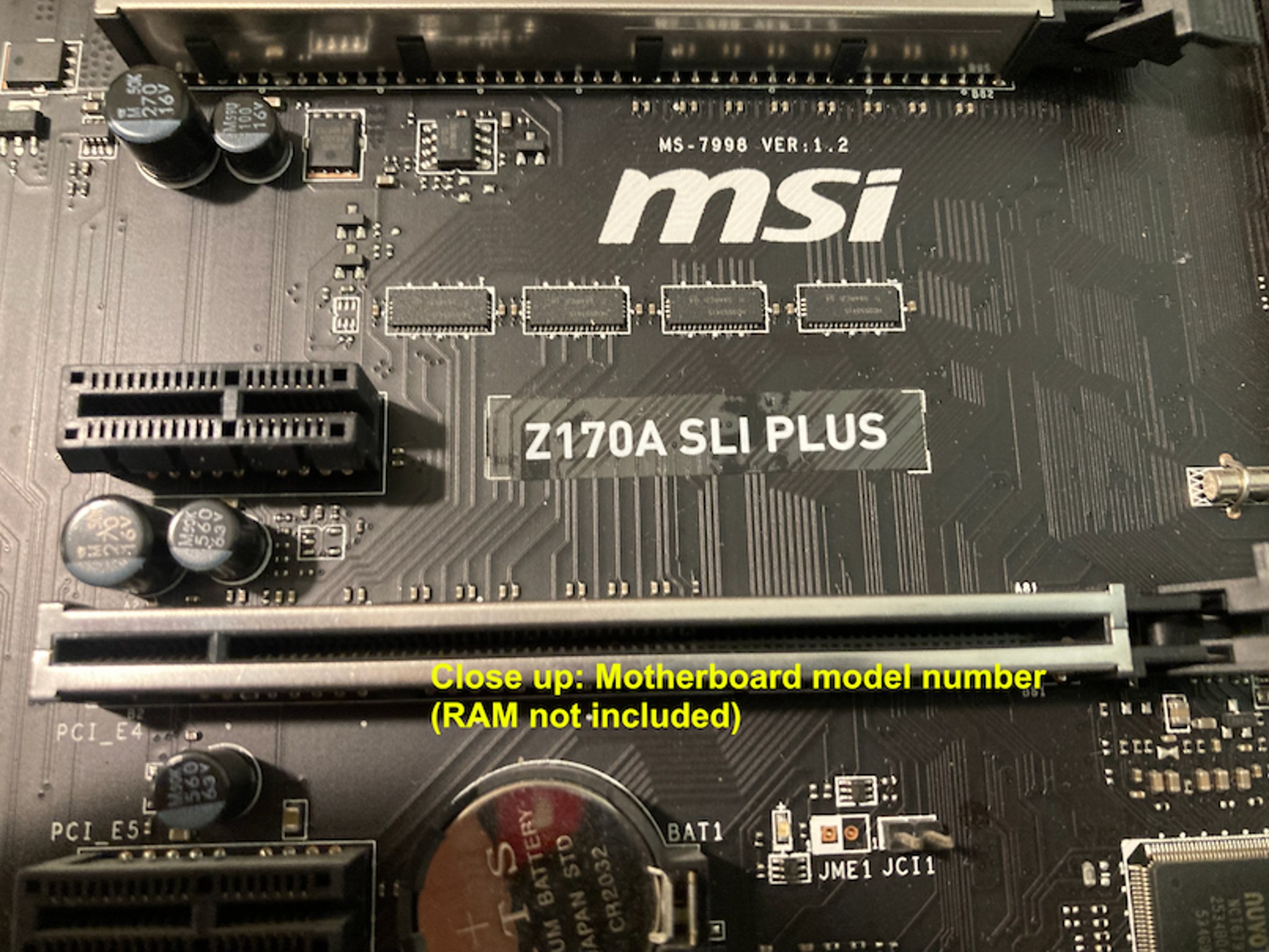 MSI Z170A SLI PLUS motherboard + Intel i7-6700K CPU + Tower Cooler Combo – Tested Working