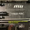MSI Z170A SLI PLUS motherboard + Intel i7-6700K CPU + Tower Cooler Combo – Tested Working