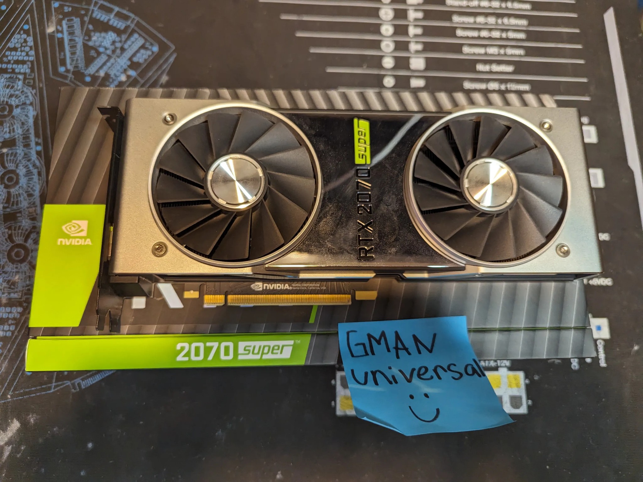 NVIDIA GeForce RTX 2070 Super Founders Edition Graphics Card