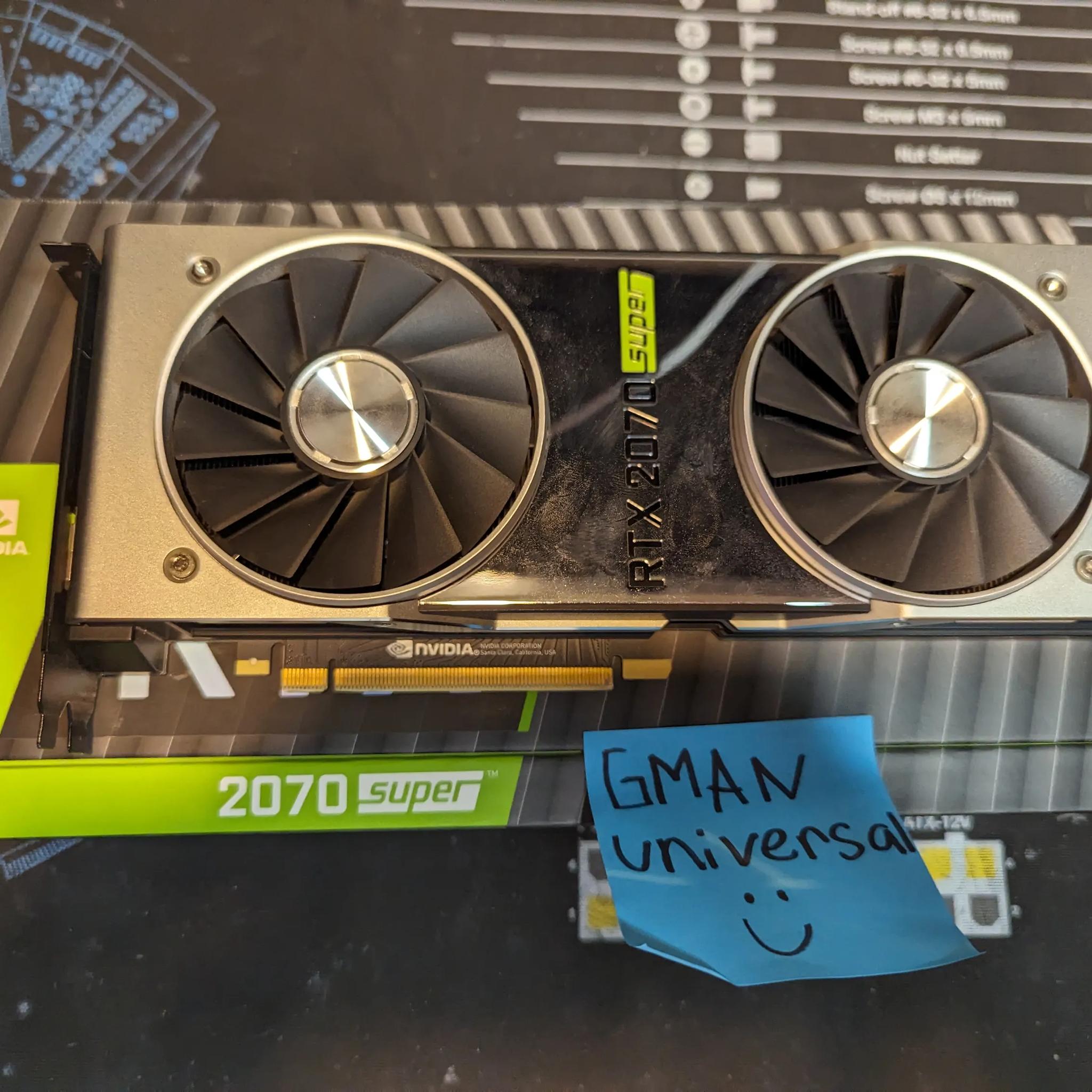 NVIDIA GeForce RTX 2070 Super Founders Edition Graphics Card