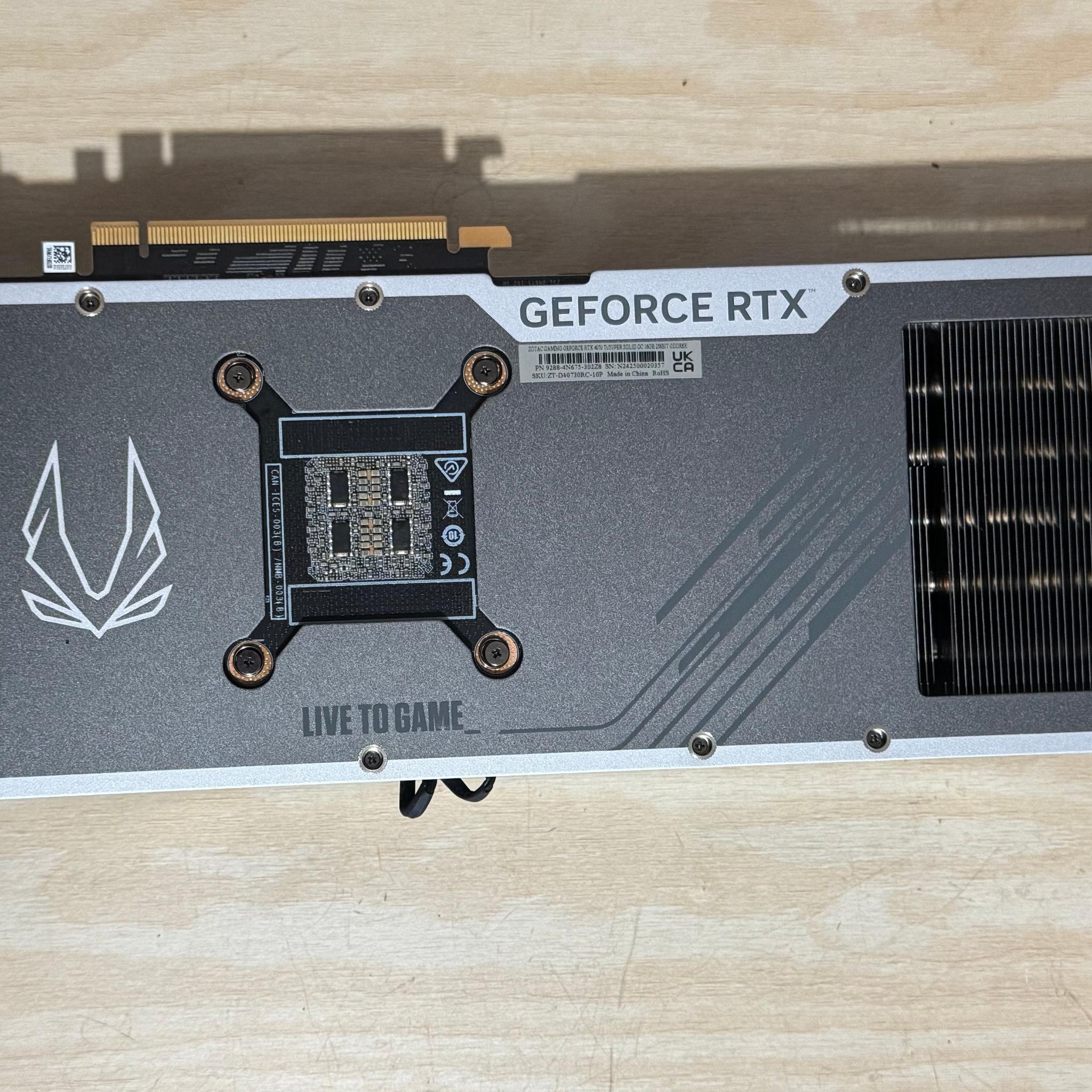 Zotac GAMING Trinity GeForce RTX 4070 Ti SUPER