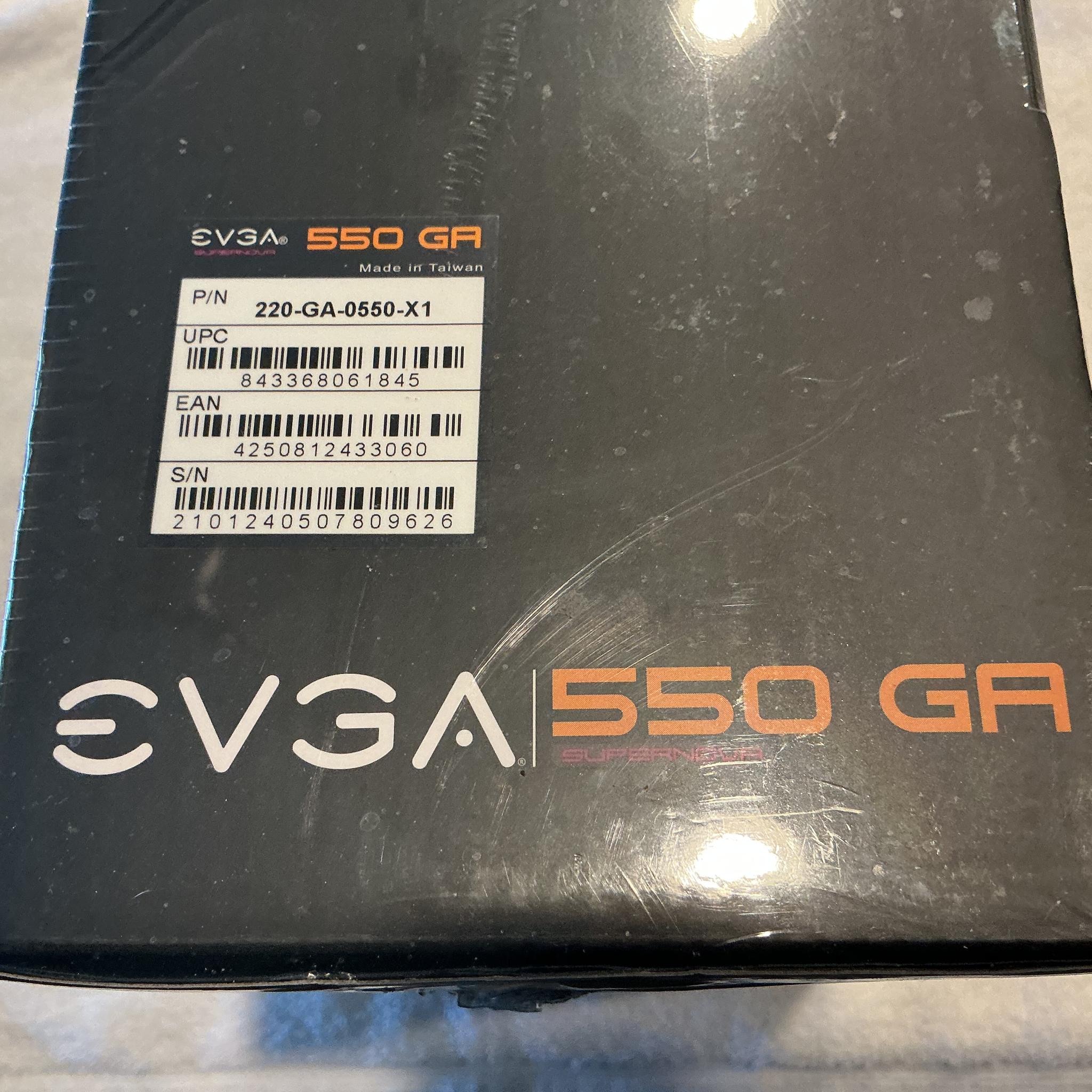 EVGA Supernova 550 GA Gold Power Supply