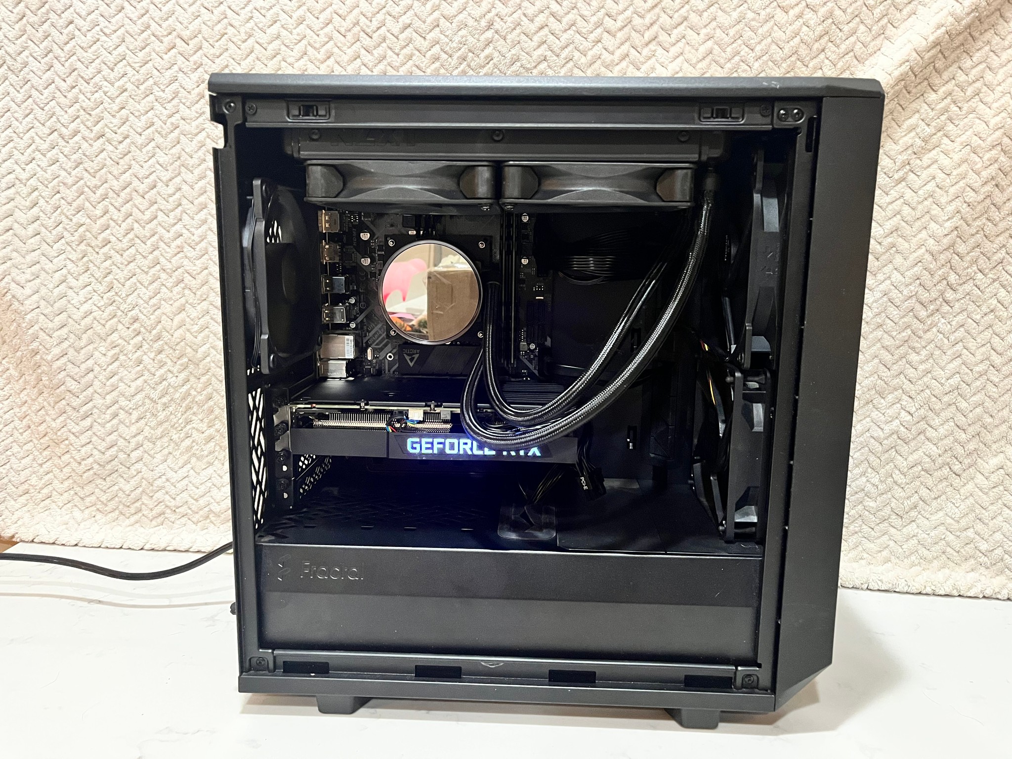 i7-8700 + RTX 3060 Ti | Stealth Black Performance PC | High-End Cooling