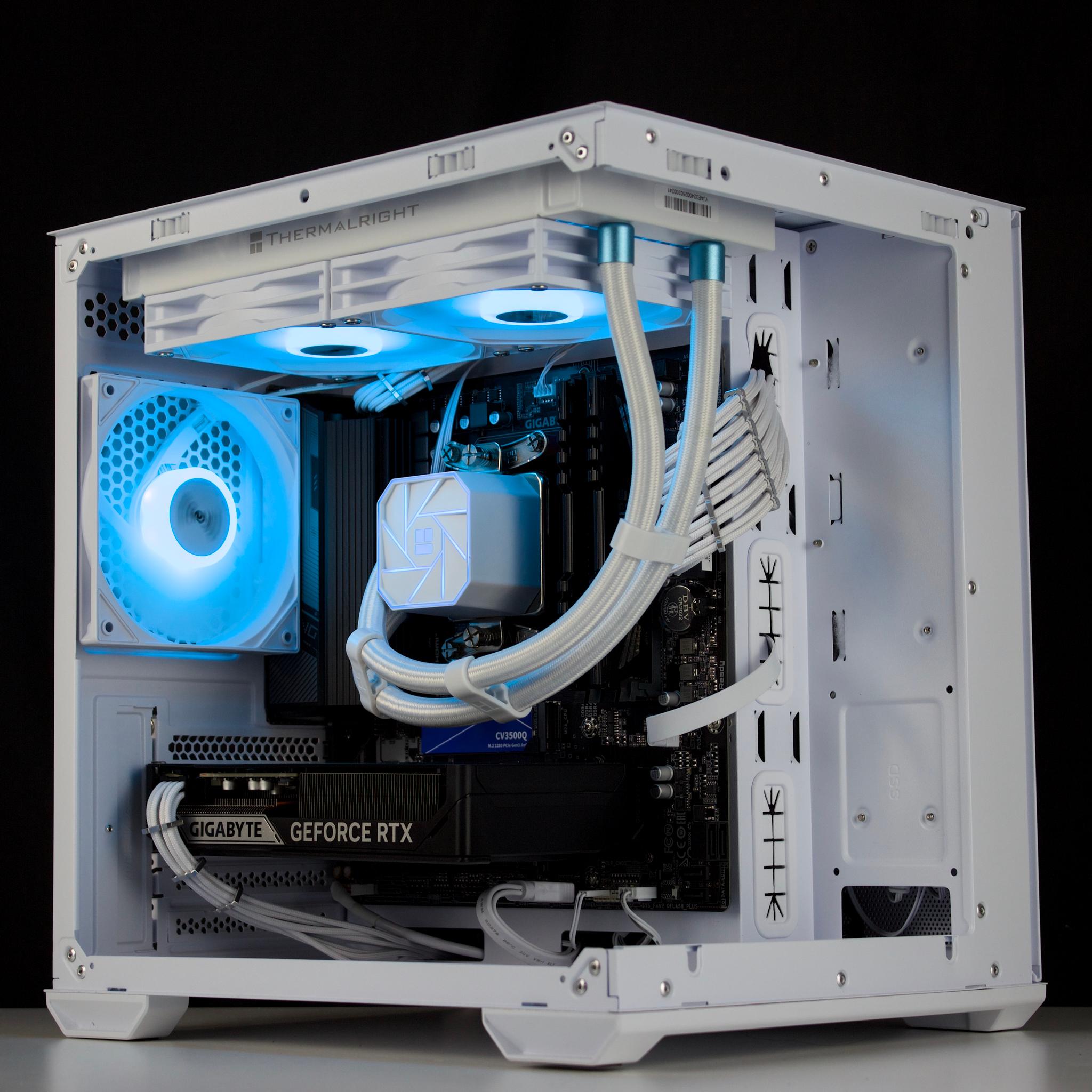 🧊❄️🧊 White Gaming PC – RTX 5060 TI, Ryzen 7 5700X, 32GB RAM, 1TB SSD - WiFi, BlueTooth 🧊❄️🧊