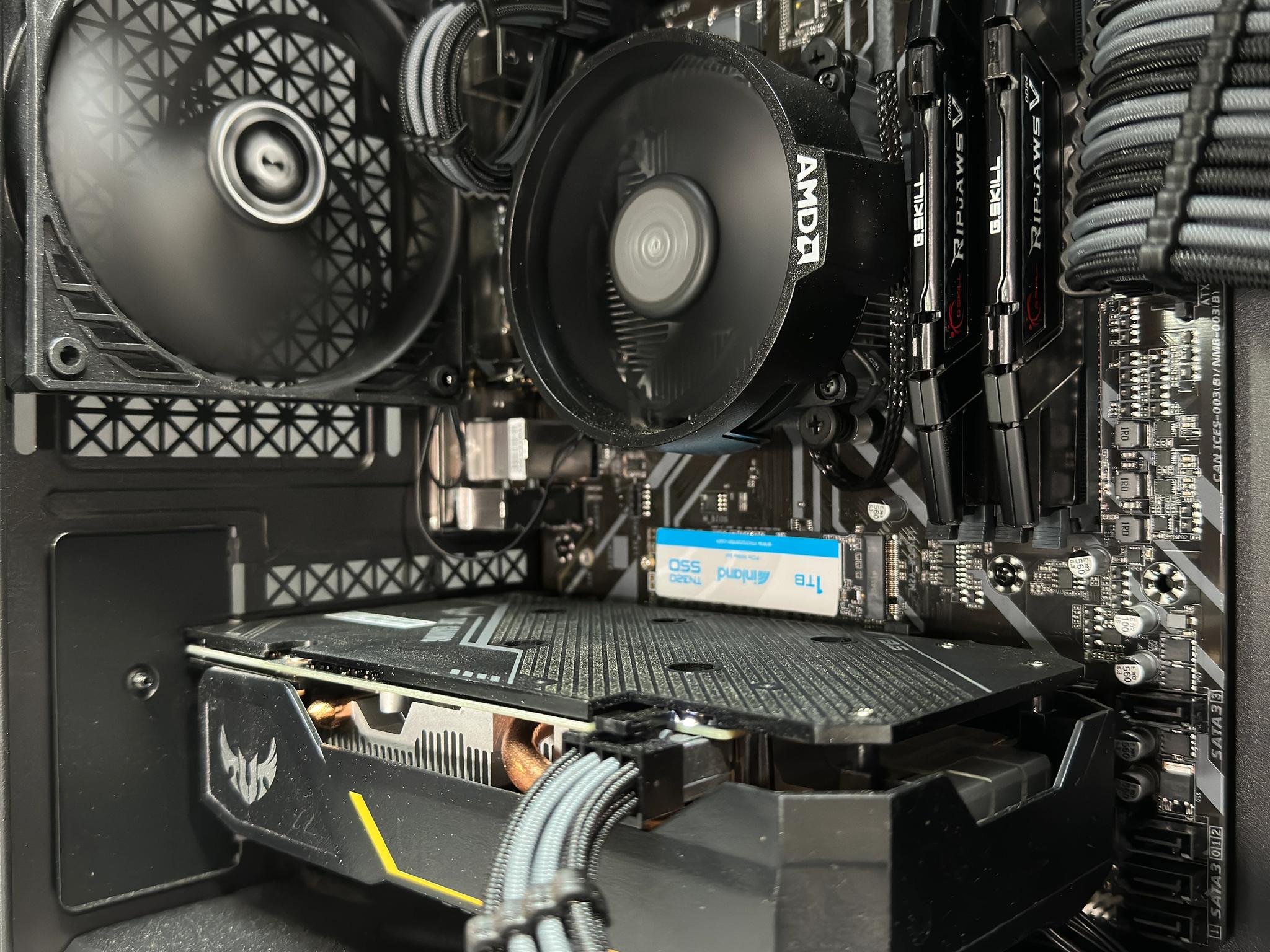🏰♜Dark Iron♜🏰 GTX 1660ti / AMD Ryzen 5 5500 / 1TB NVME SSD / 16GB Ram / WIFI / WIN10
