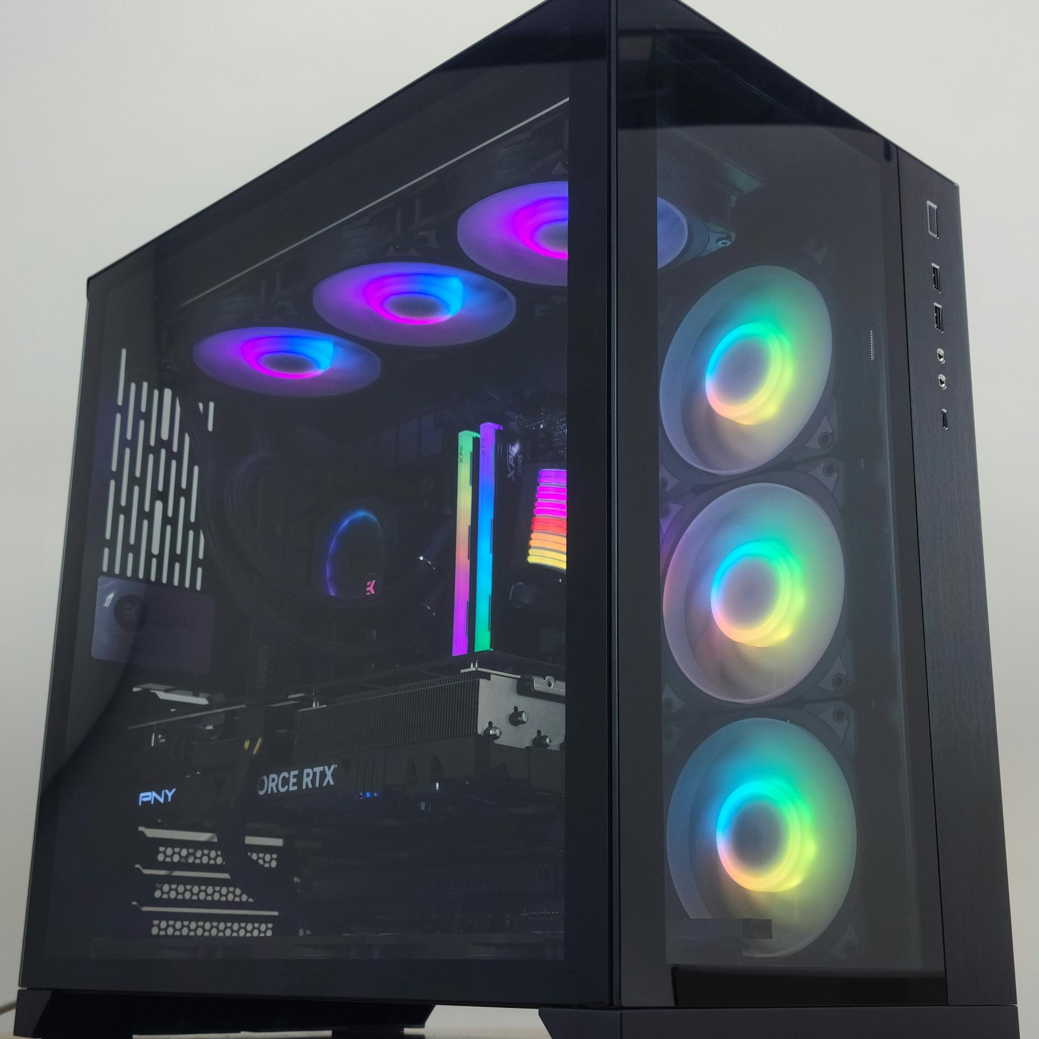 Gaming PC Ryzen 9 9950X3D 32GB RAM 2TB SSD RTX 4070 Ti SUPER 16GB Win11 Computer