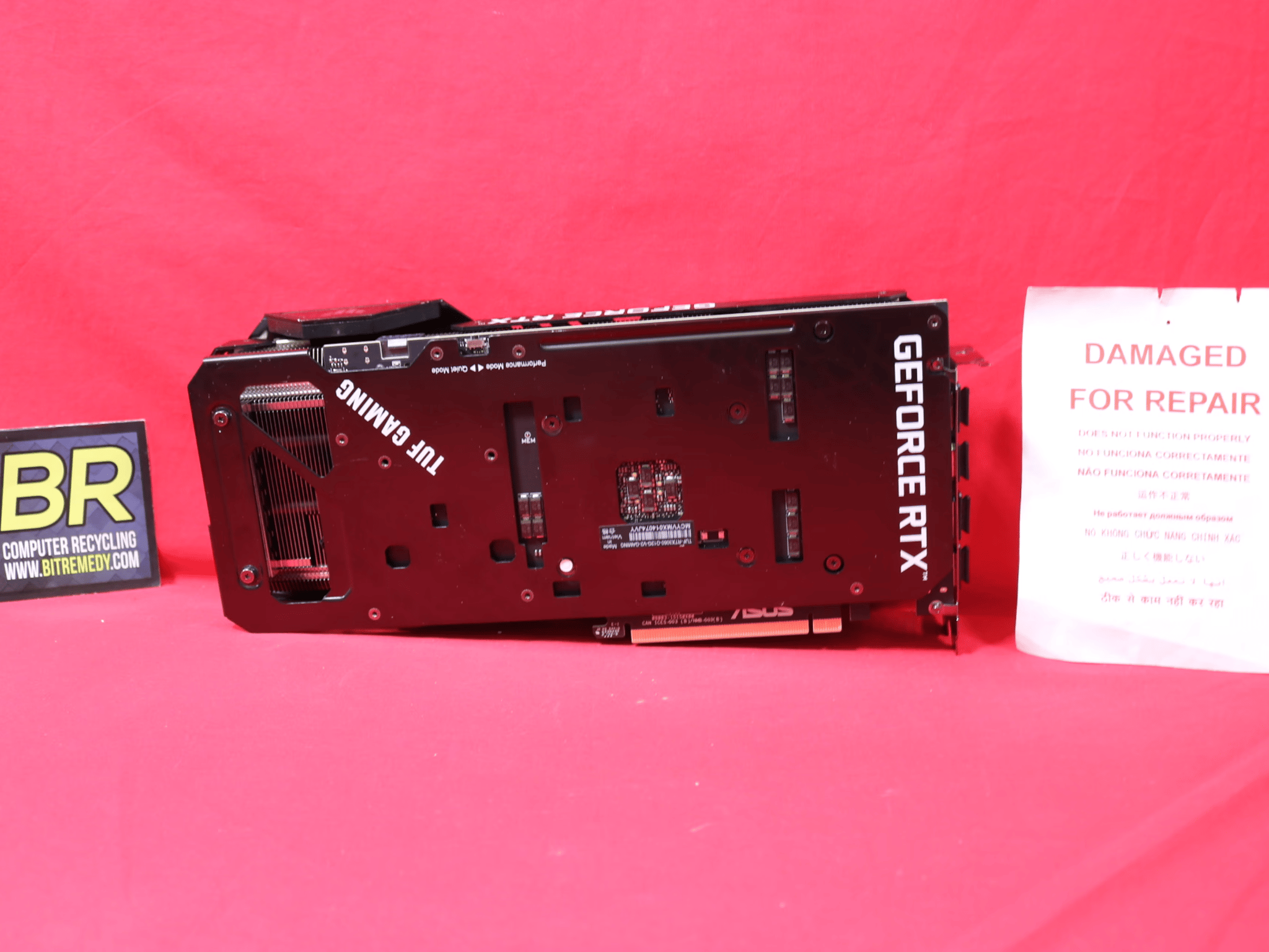 *AS IS/FOR REPAIR* ASUS TUF Gaming GeForce RTX 3060 OC V2 12GB GDDR6 GPU TUF-RTX3060-O12G-V2-GAMING