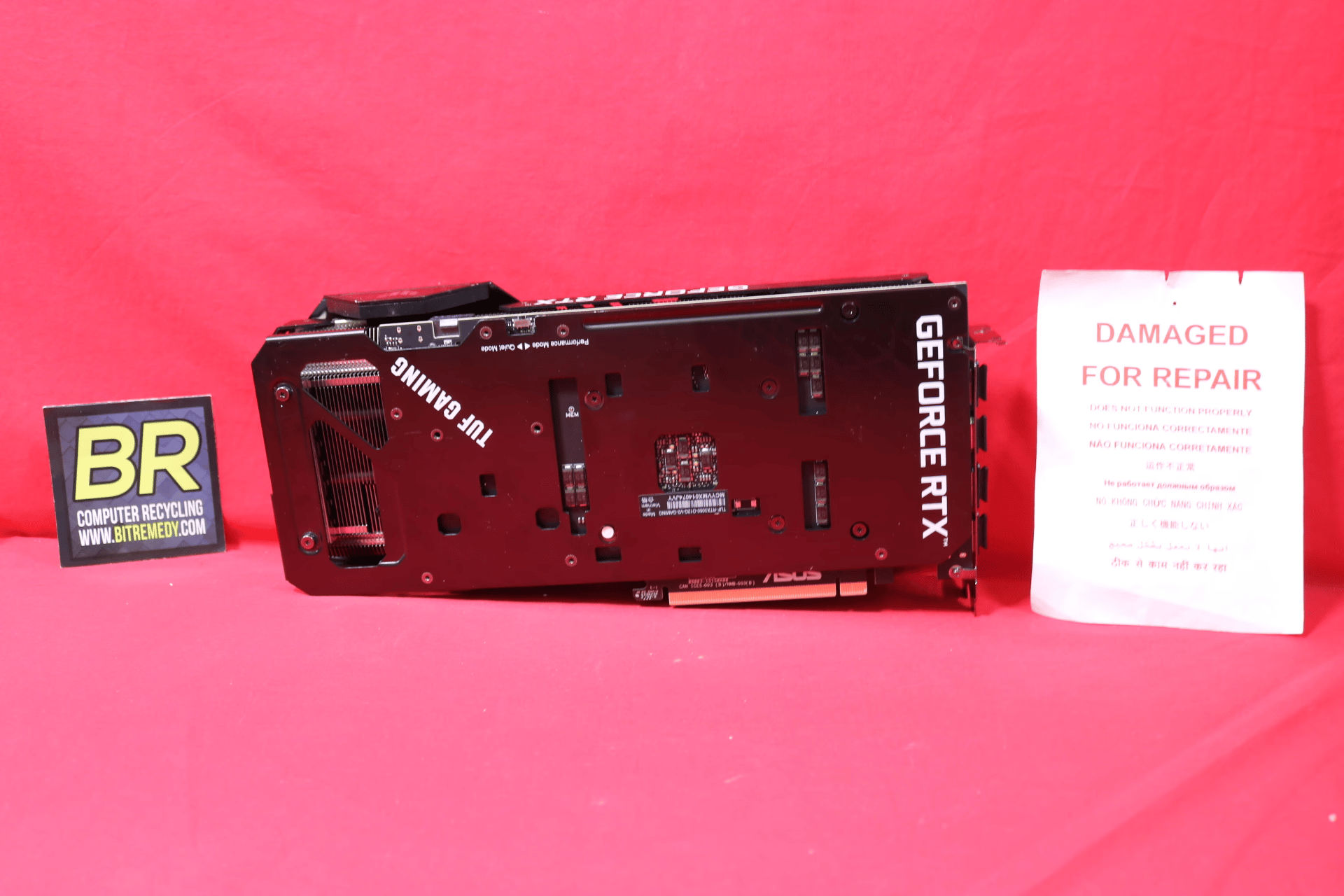 *AS IS/FOR REPAIR* ASUS TUF Gaming GeForce RTX 3060 OC V2 12GB GDDR6 GPU TUF-RTX3060-O12G-V2-GAMING