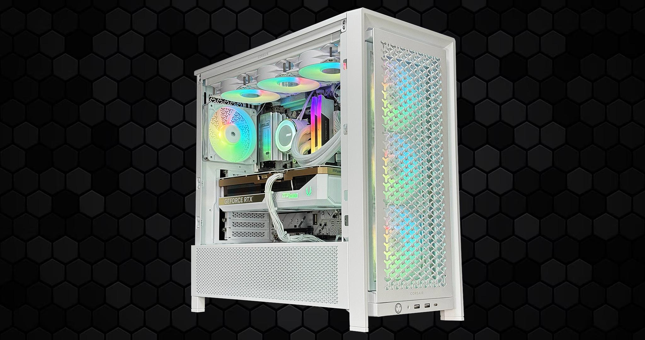 Ryzen 9 9950X3D | RTX 5090 | 32GB DDR5 (6000 MT/s) | 2TB SSD | 1200W Gold PSU | Lumen Quasar [White]