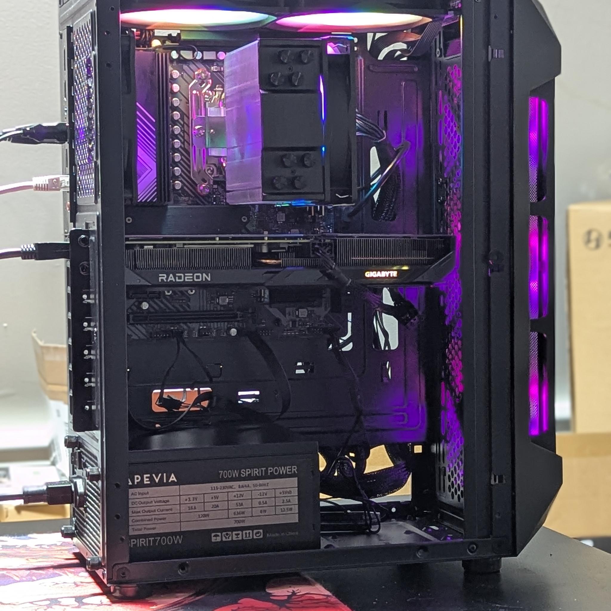 Gaming PC|AMD Ryzen 5 7600|Radeon RX 9060 XT|32 GB DDR5 6000 CL30|1 TB SSD|Windows 11 Home
