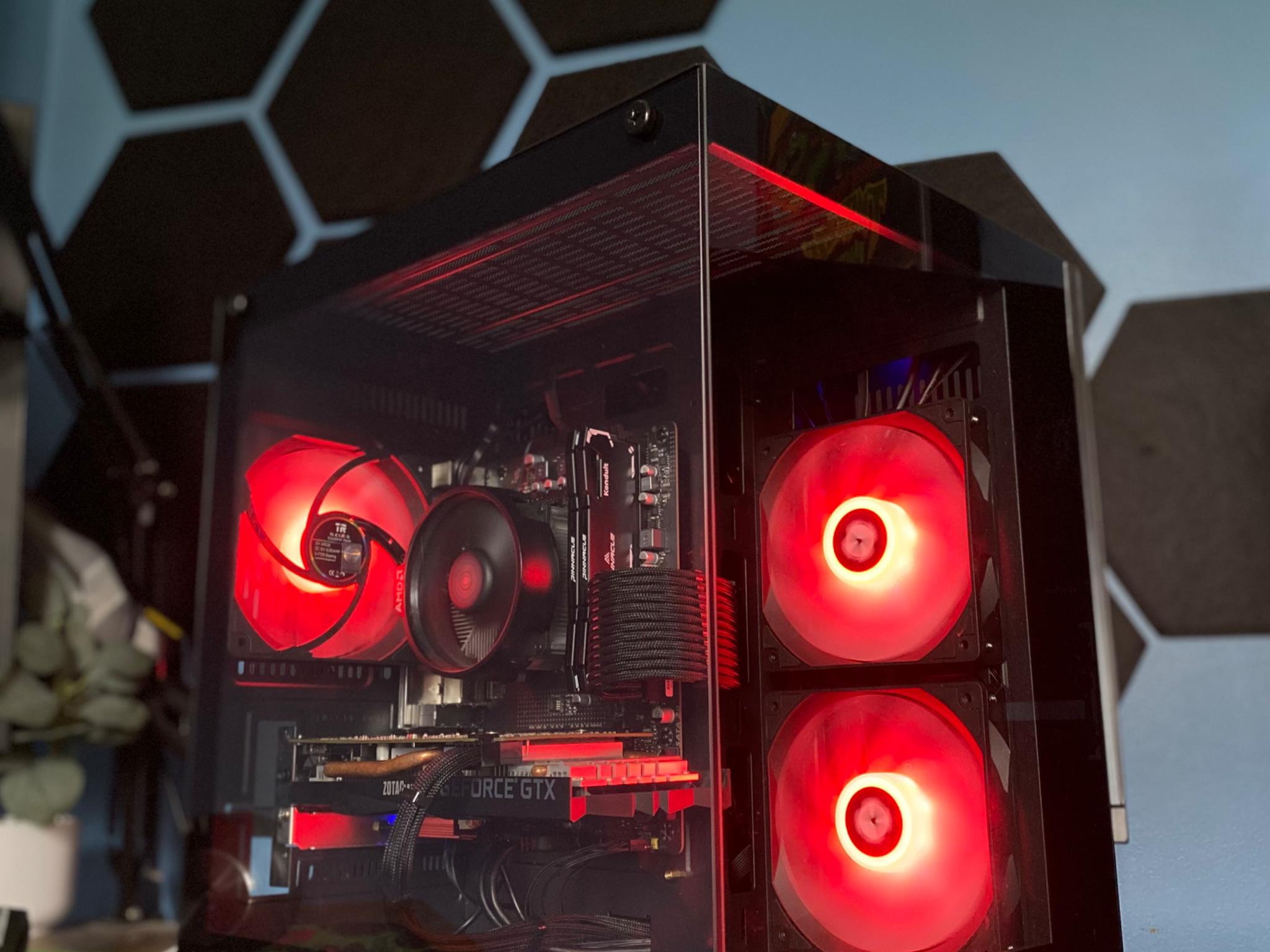 Custom Gaming PC | GeForce GTX 1660 | Ryzen 5 2600 | 16GB RAM | Windows 11 + WIFI & BT |