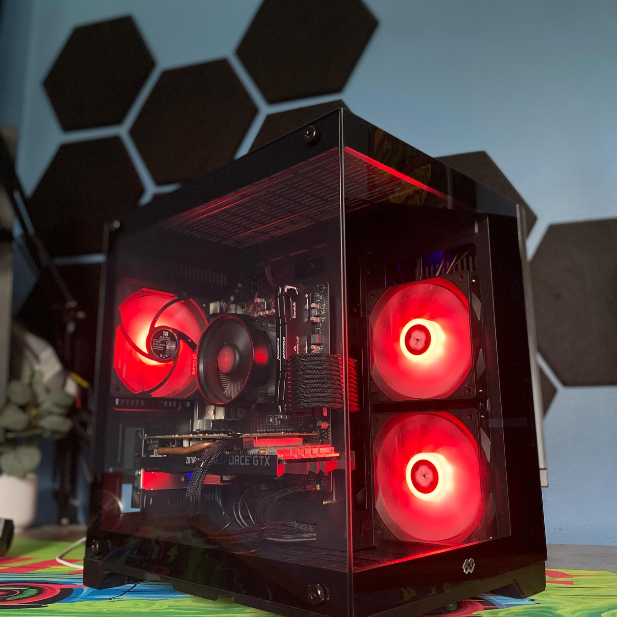 Custom Gaming PC | GeForce GTX 1660 | Ryzen 5 2600 | 16GB RAM | Windows 11 + WIFI & BT |