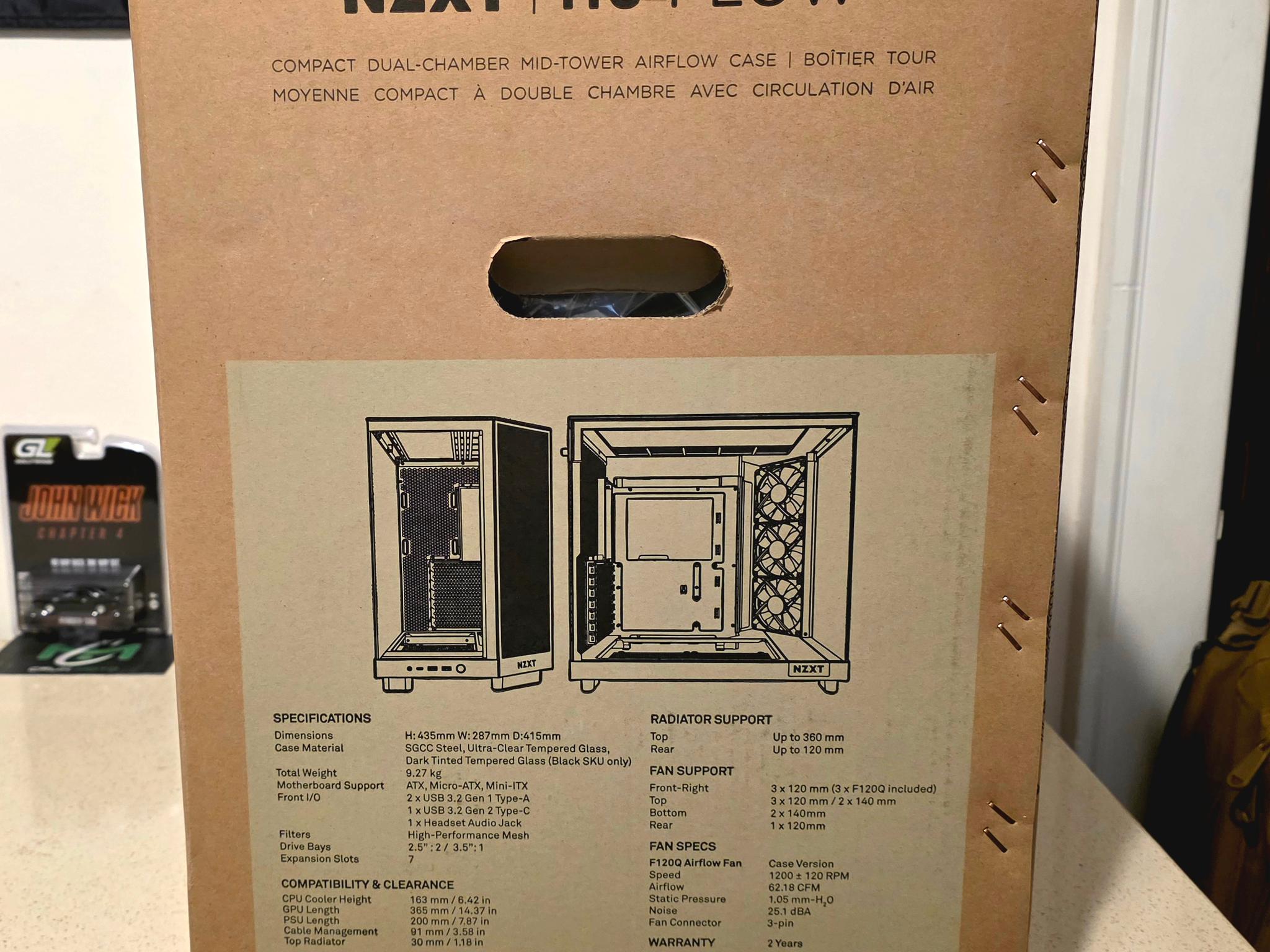NZXT H6 Flow - Black - New
