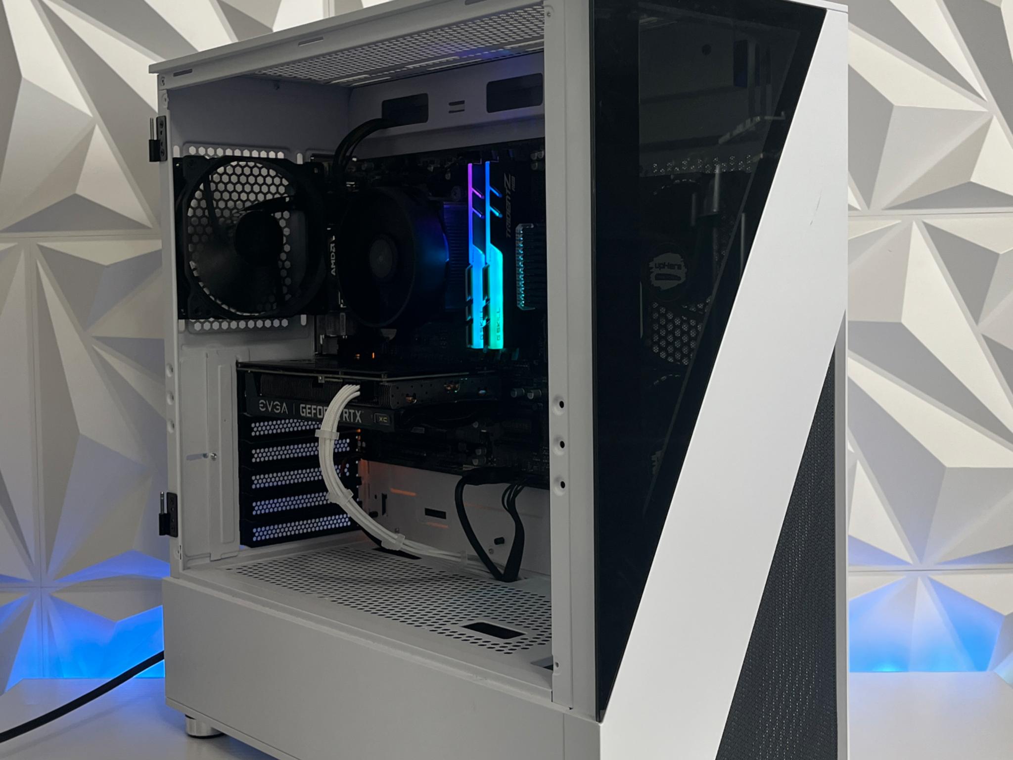 RTX 3060 12GB, Ryzen 5 2600X, 16GB RAM | White RGB Gaming Computer/PC