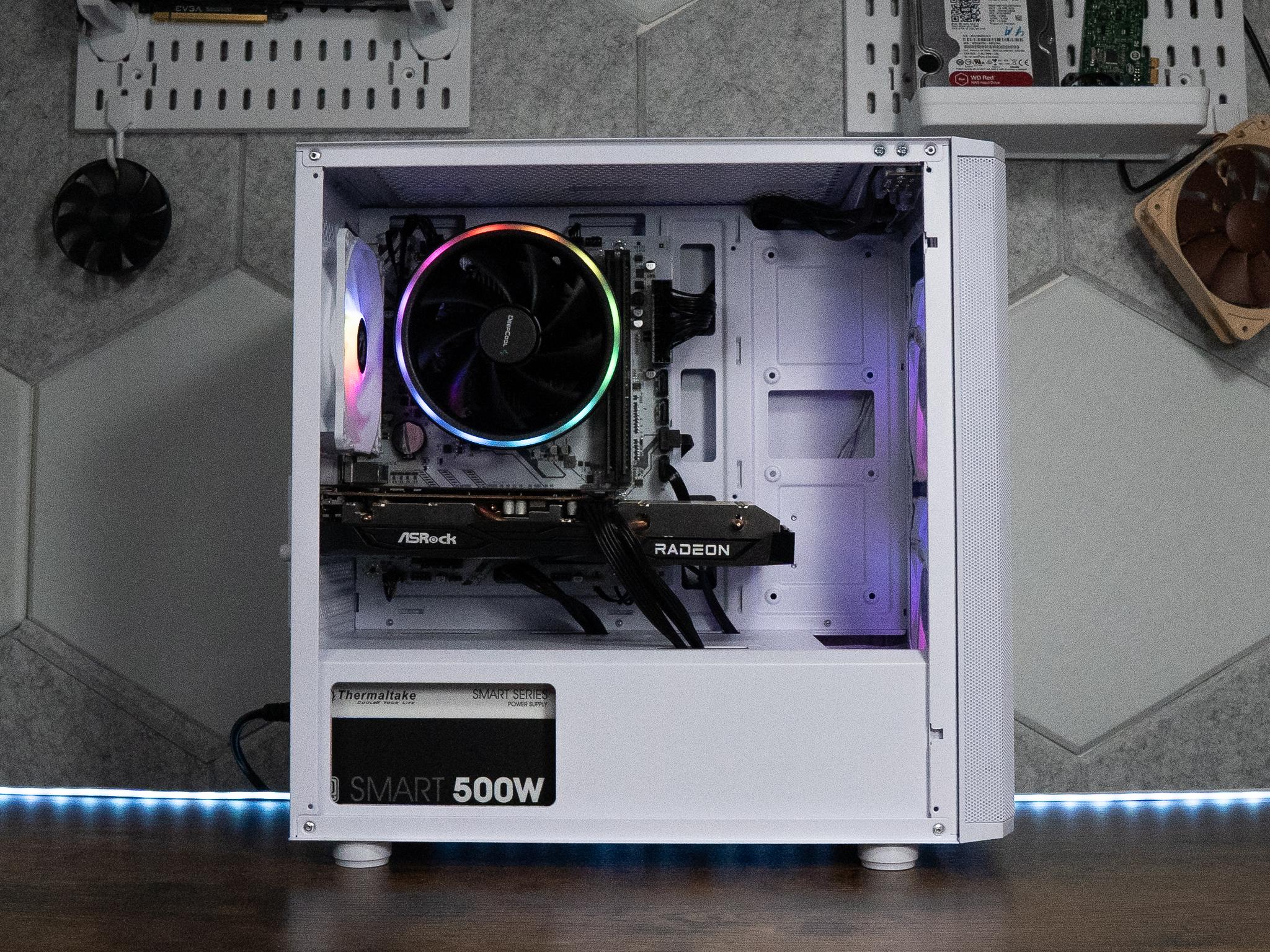 🌨🌌 | ASROCK RX 6600 8GB OC | RYZEN 5 5500 | 16GB DDR4 RAM | 1.25TB | Arctic Sky
