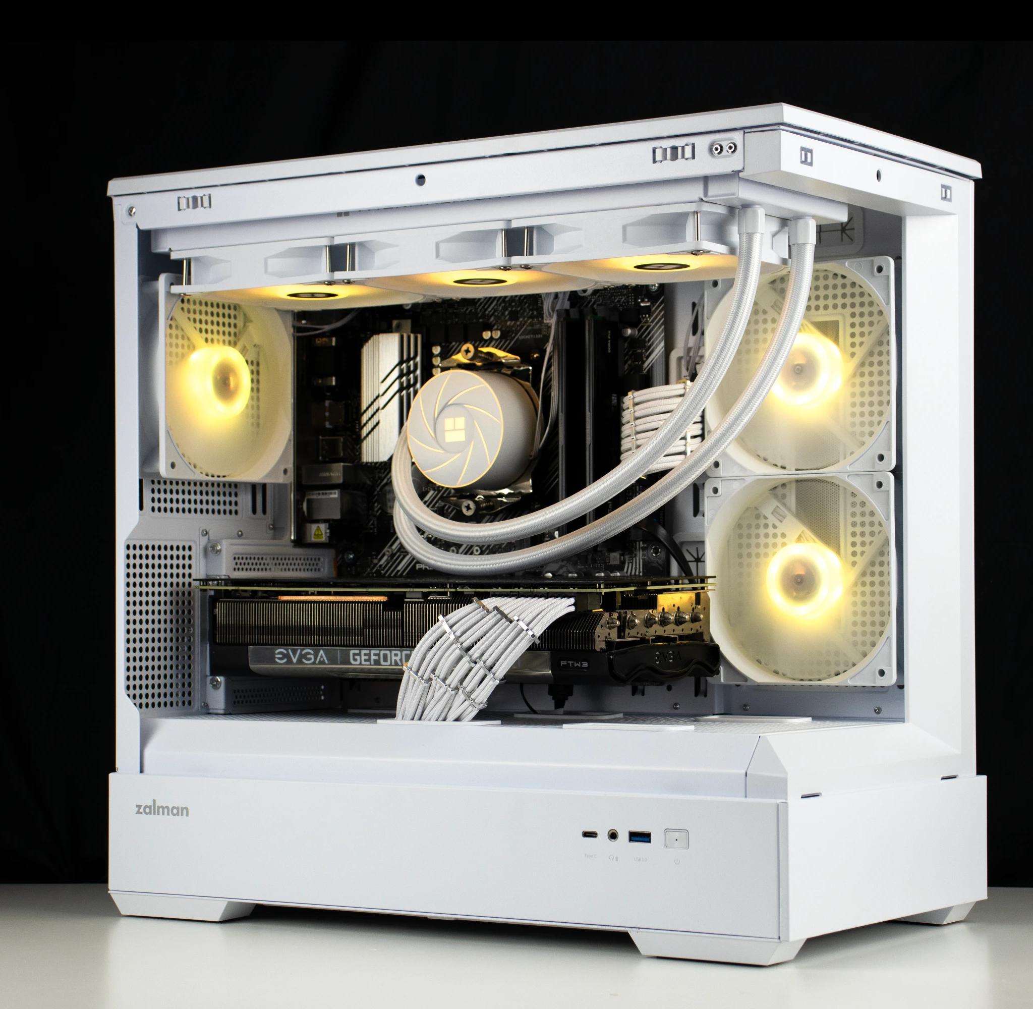 ❄️🧊💎- Whiteout 1440P Gaming PC | RTX 3080, Ryzen 7 5700X, 32GB RAM, 1TB NVMe SSD ❄️🧊💎