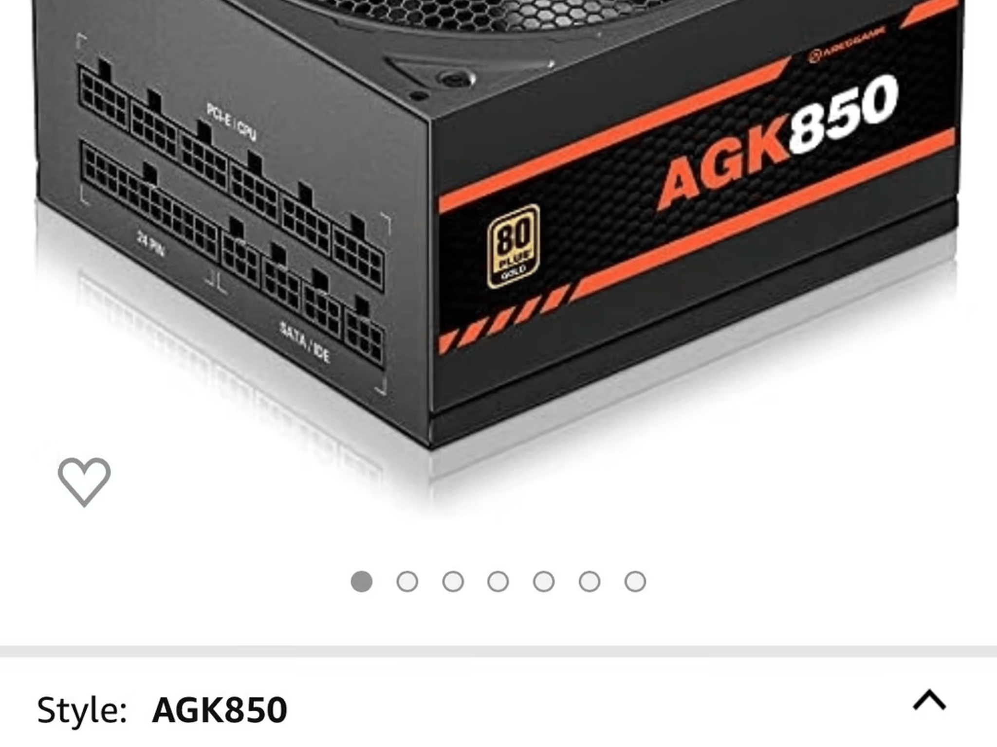 ARESGAME AGK850 - 850W Gold PSU w/Extra PCIE 8-Pin