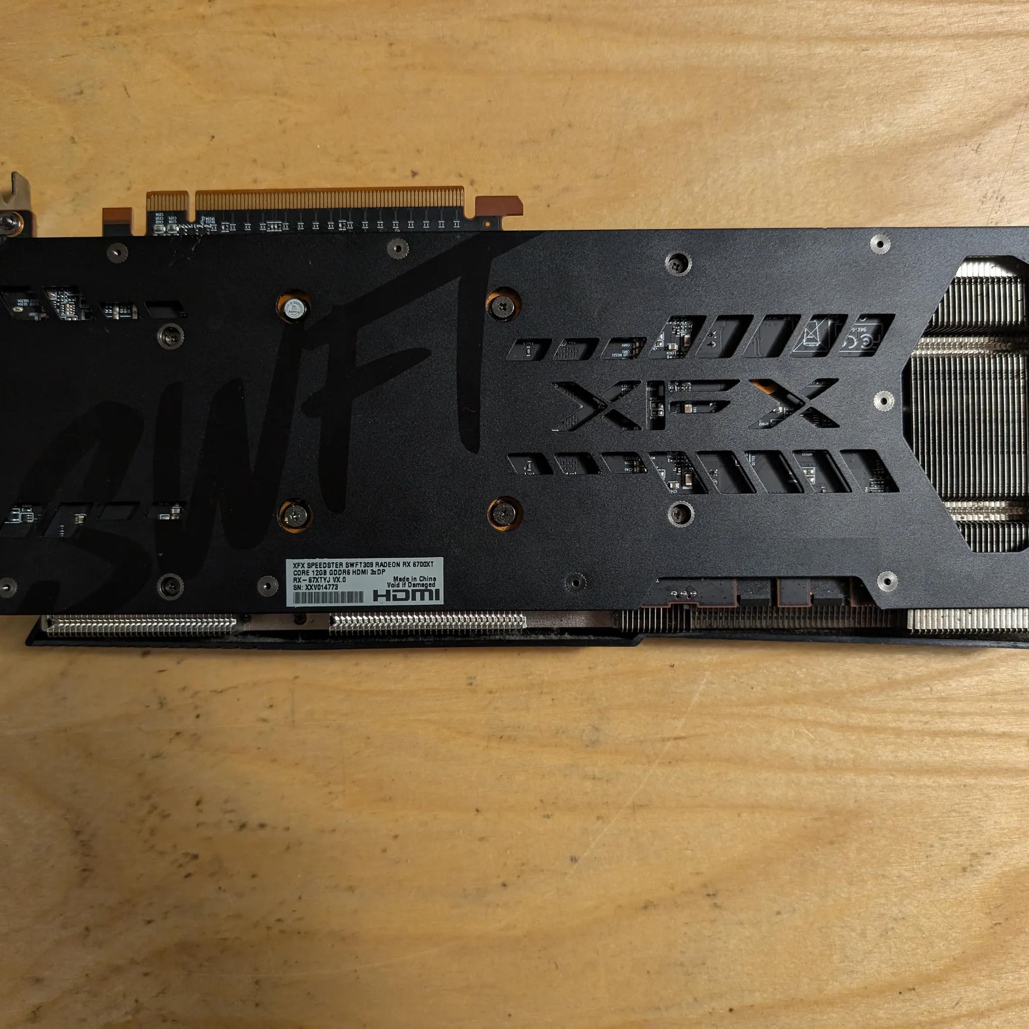 XFX AMD Radeon RX 6700 XT 12GB graphics card