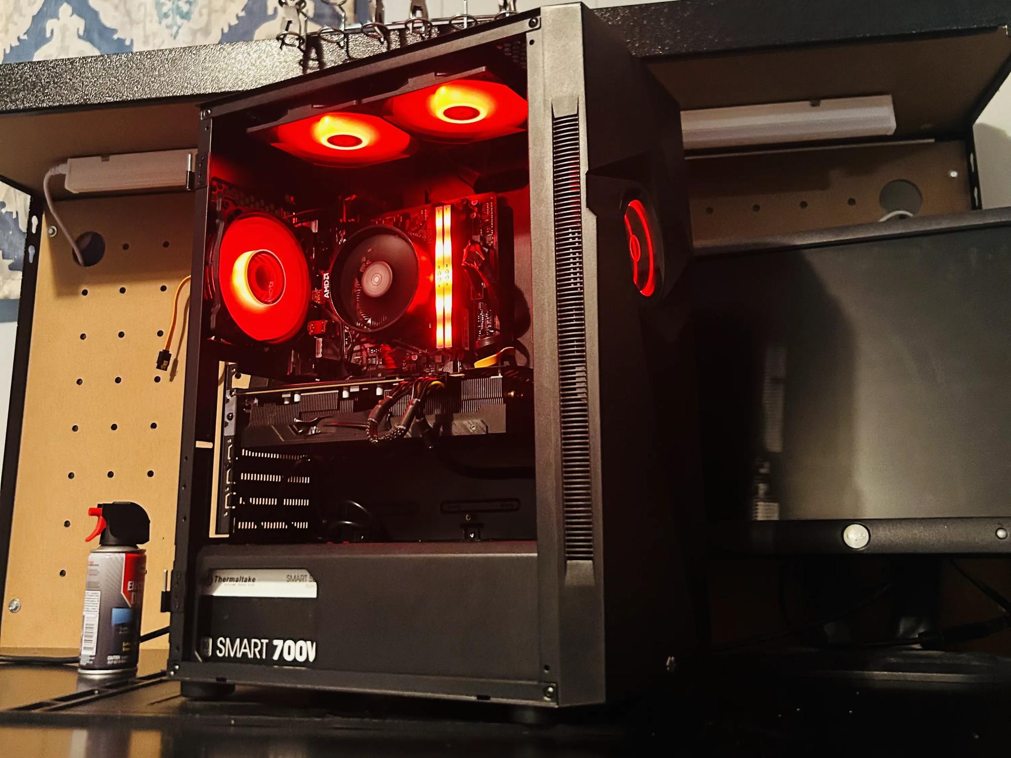 ♦️RYZEN 5+RX5700XT 🌈ARGB🌈Gaming/Streaming PC♦️