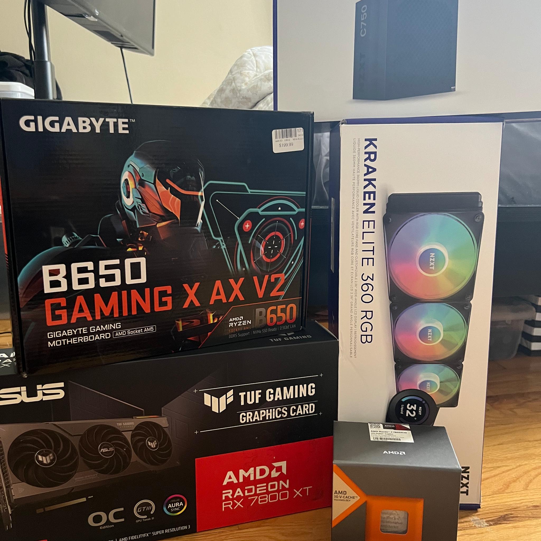 “The Batman” Ryzen 7 7800X3D, RX 7800 XT, 32GB DDR5, 1.5TB NVMe