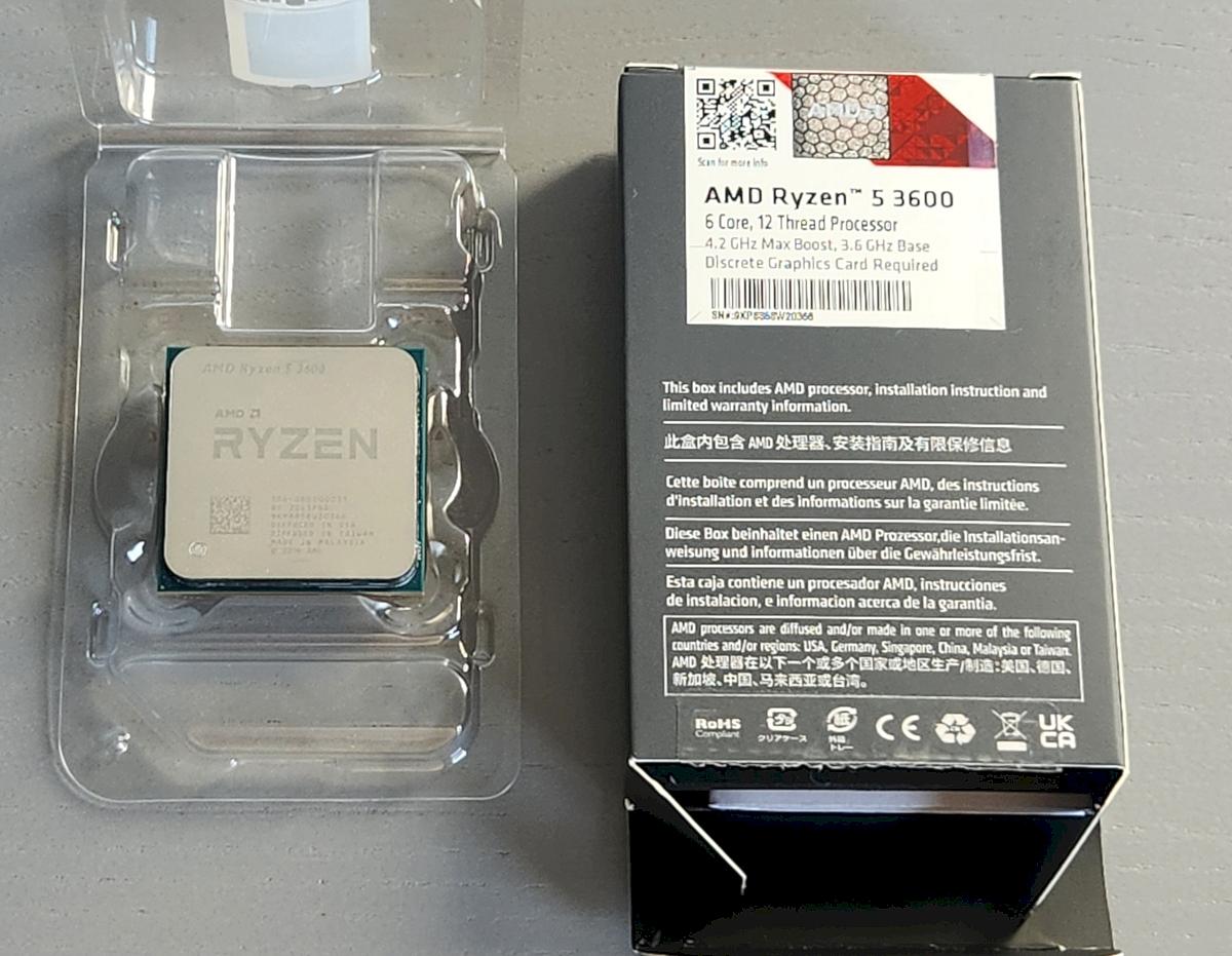 AMD Ryzen 5 3600 boxed w/o Cooler