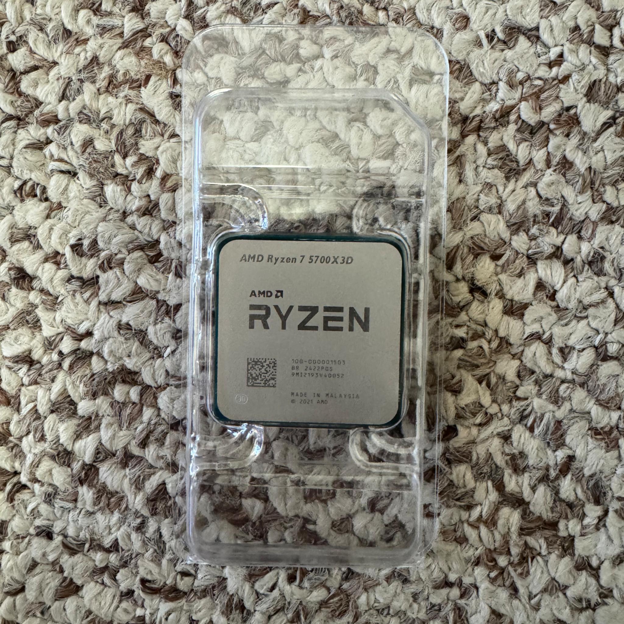 AMD Ryzen 7 5700X3D 8-core, 16-Thread Desktop Processor