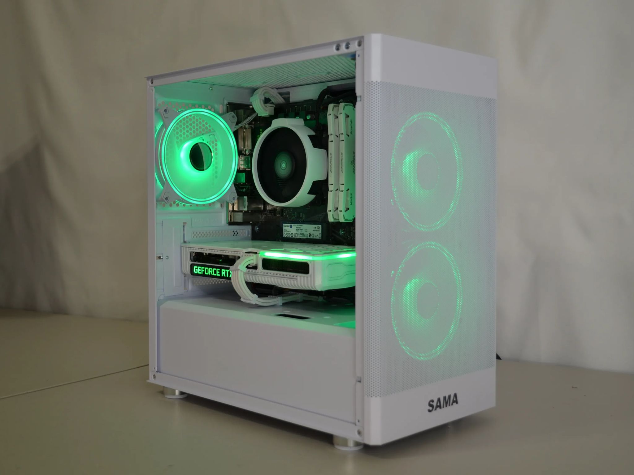 ⚪White Out V3⚪ - RTX 3060ti | Ryzen 7 3700X | 1tb NVMe | Windows 11 FULLY Activated
