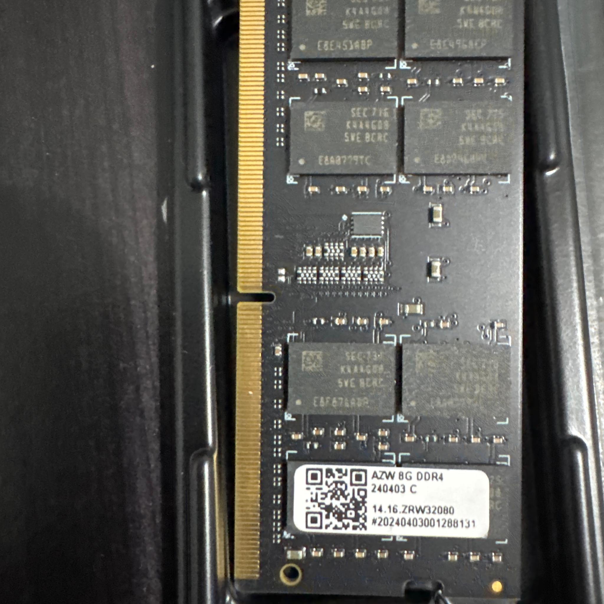 16gb DDR4 set of two 8GB mini PC or laptop memory