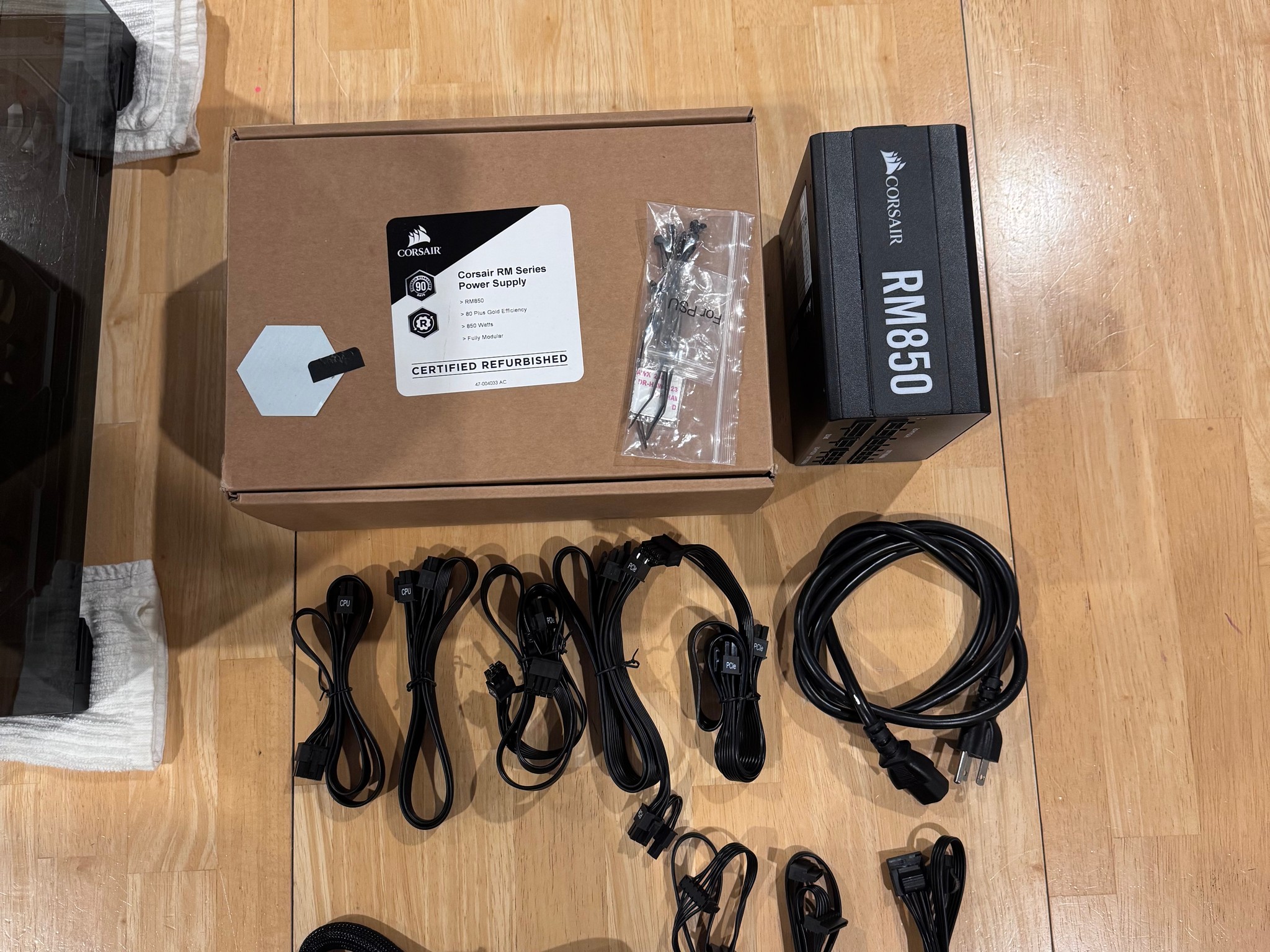 Corsair RM850W 80+ Gold Fully Modular PSU | Certified Refurbished | Tested & Working