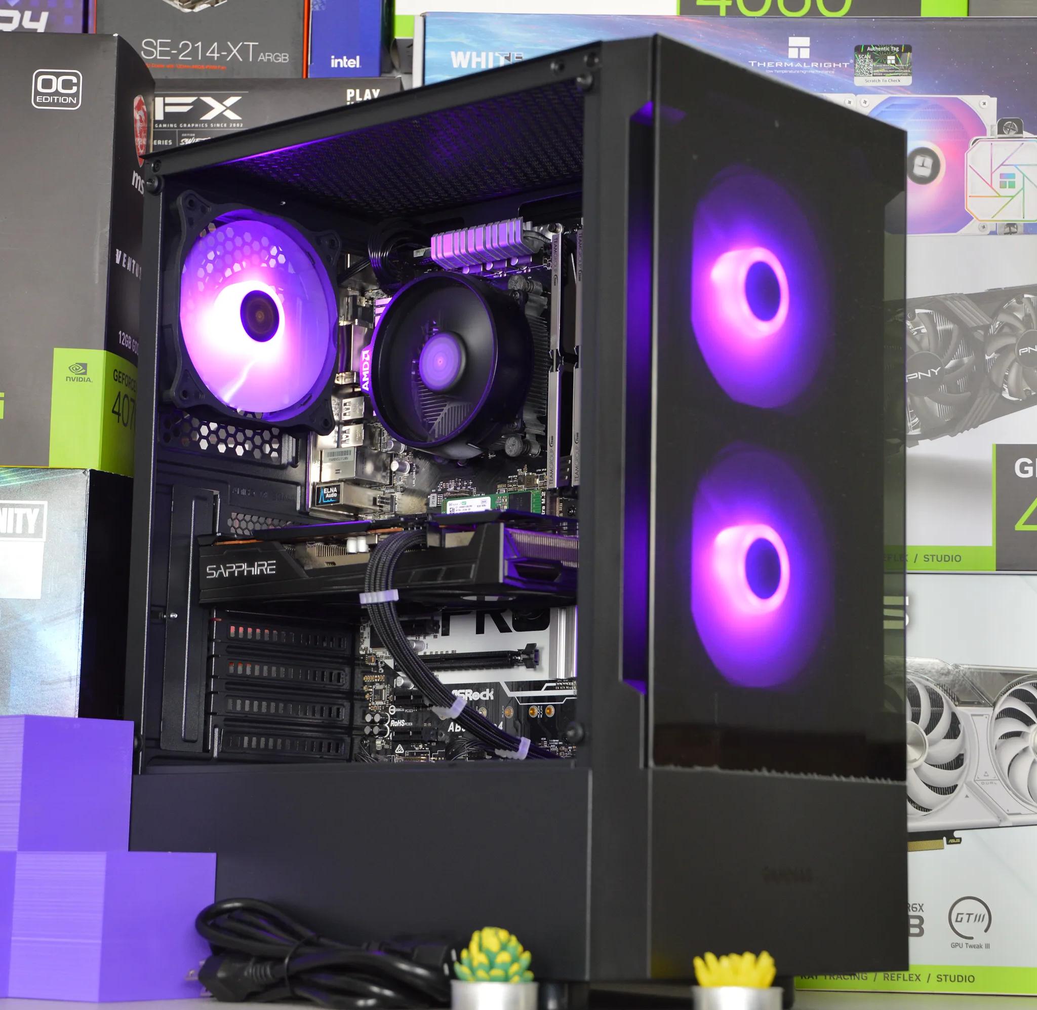 ⚫🌌| RX 5500XT 8GB | RYZEN 5 1600 | 16GB DDR4 RAM | 256GB NVME SSD + 1TB HDD | Midnight Nova |