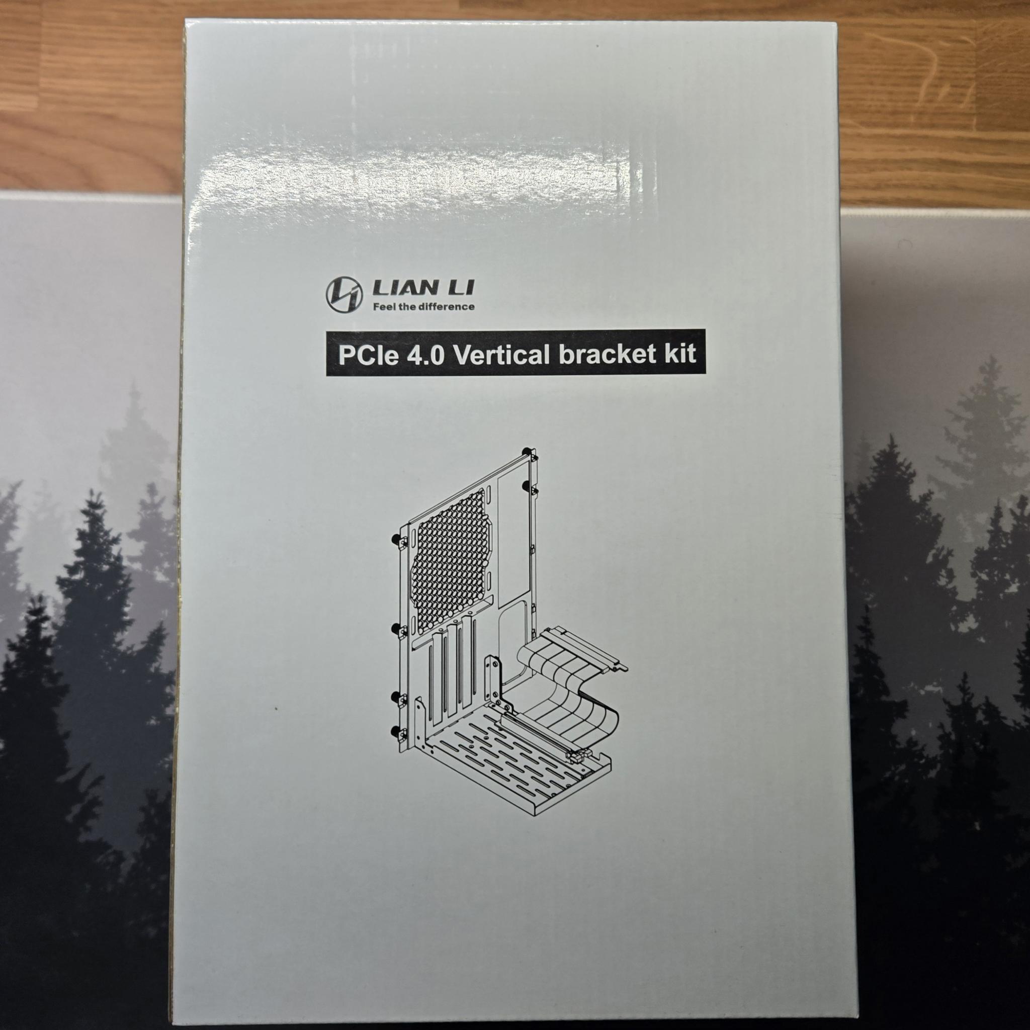 Lian Li O11D MINI/O11 AIR MINI Vertical Bracket Kit (PCIE 4.0) (White)