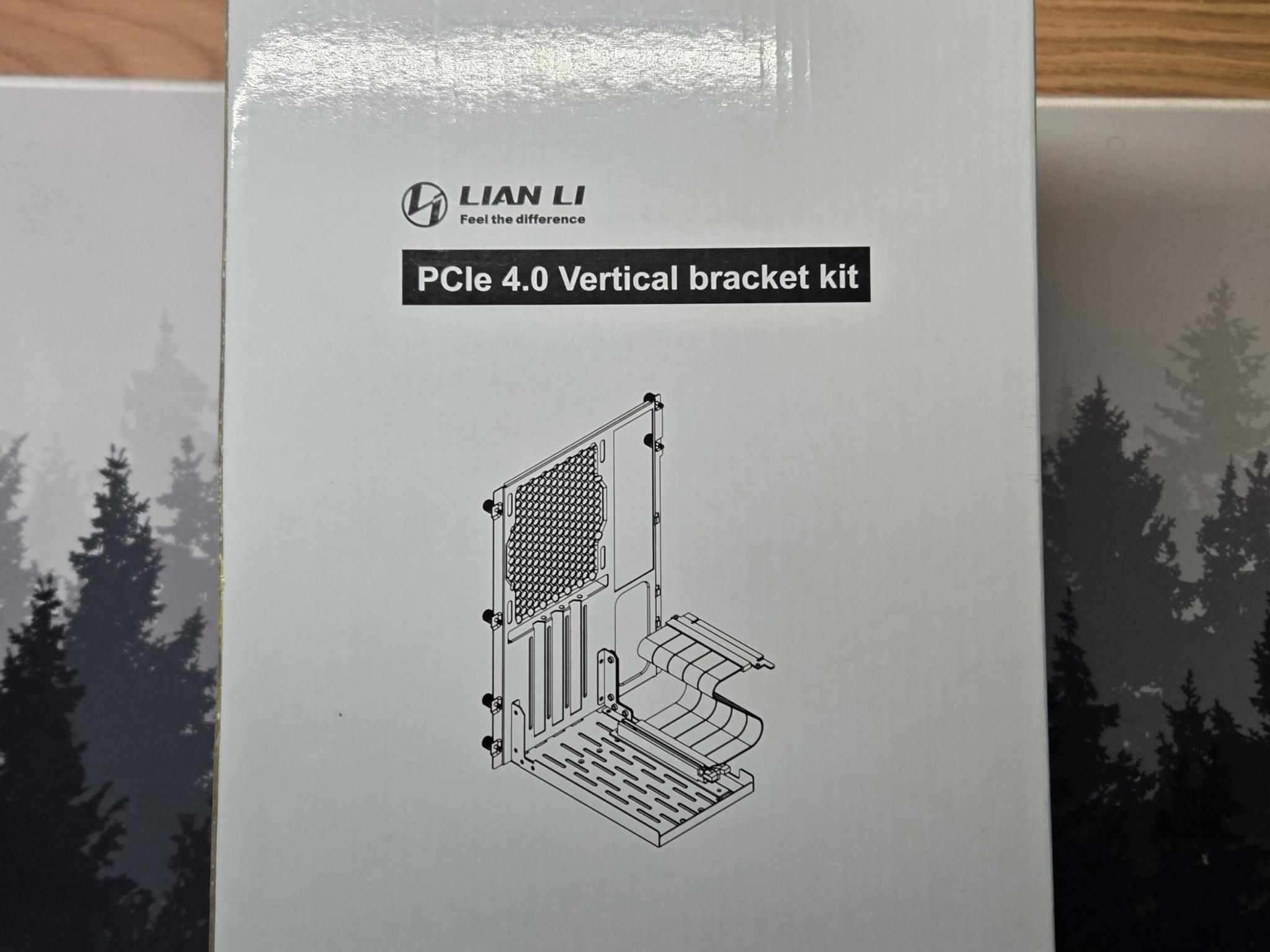 Lian Li O11D MINI/O11 AIR MINI Vertical Bracket Kit (PCIE 4.0) (White)