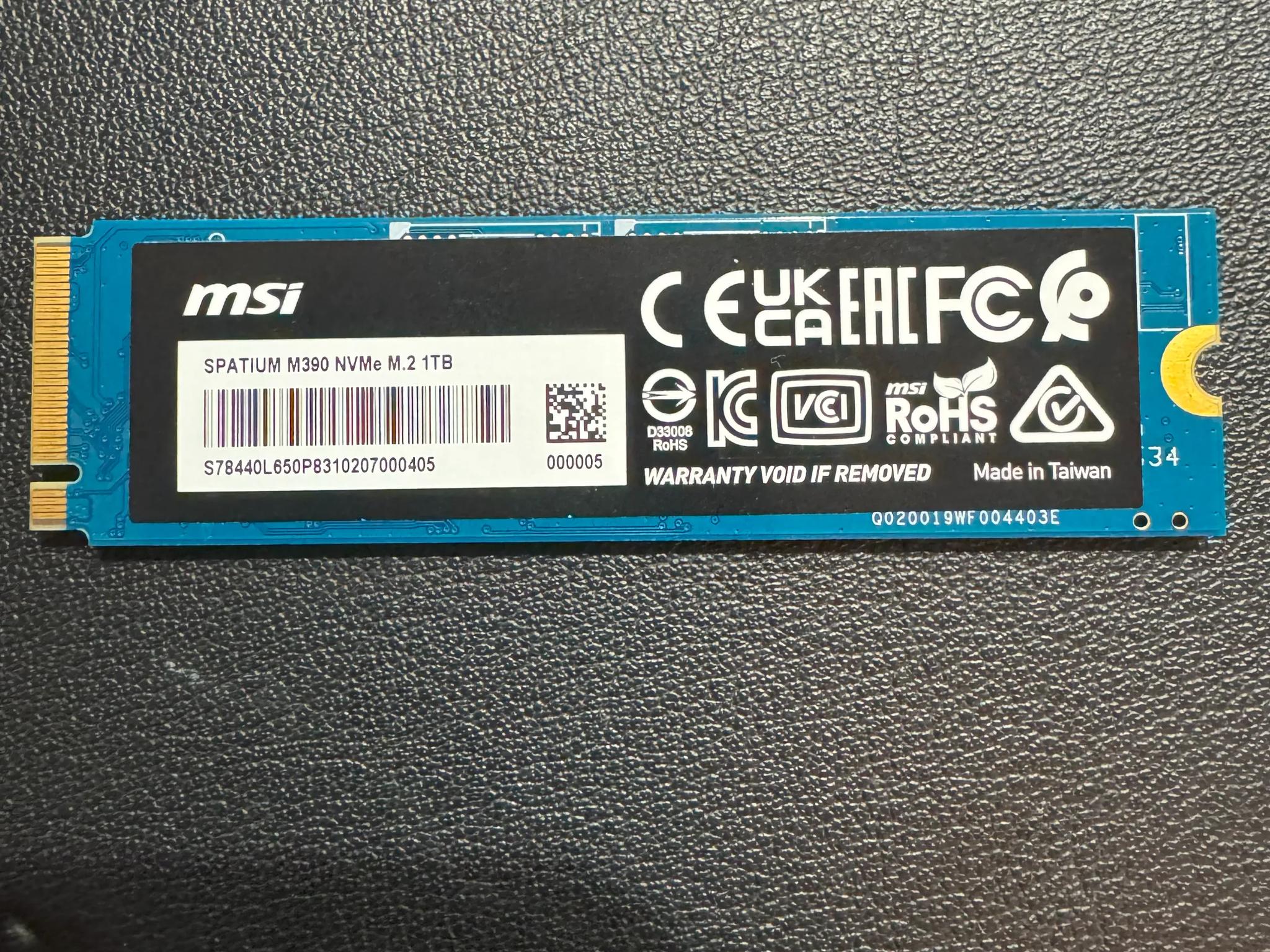 SPATIUM M390 NVMe M.2