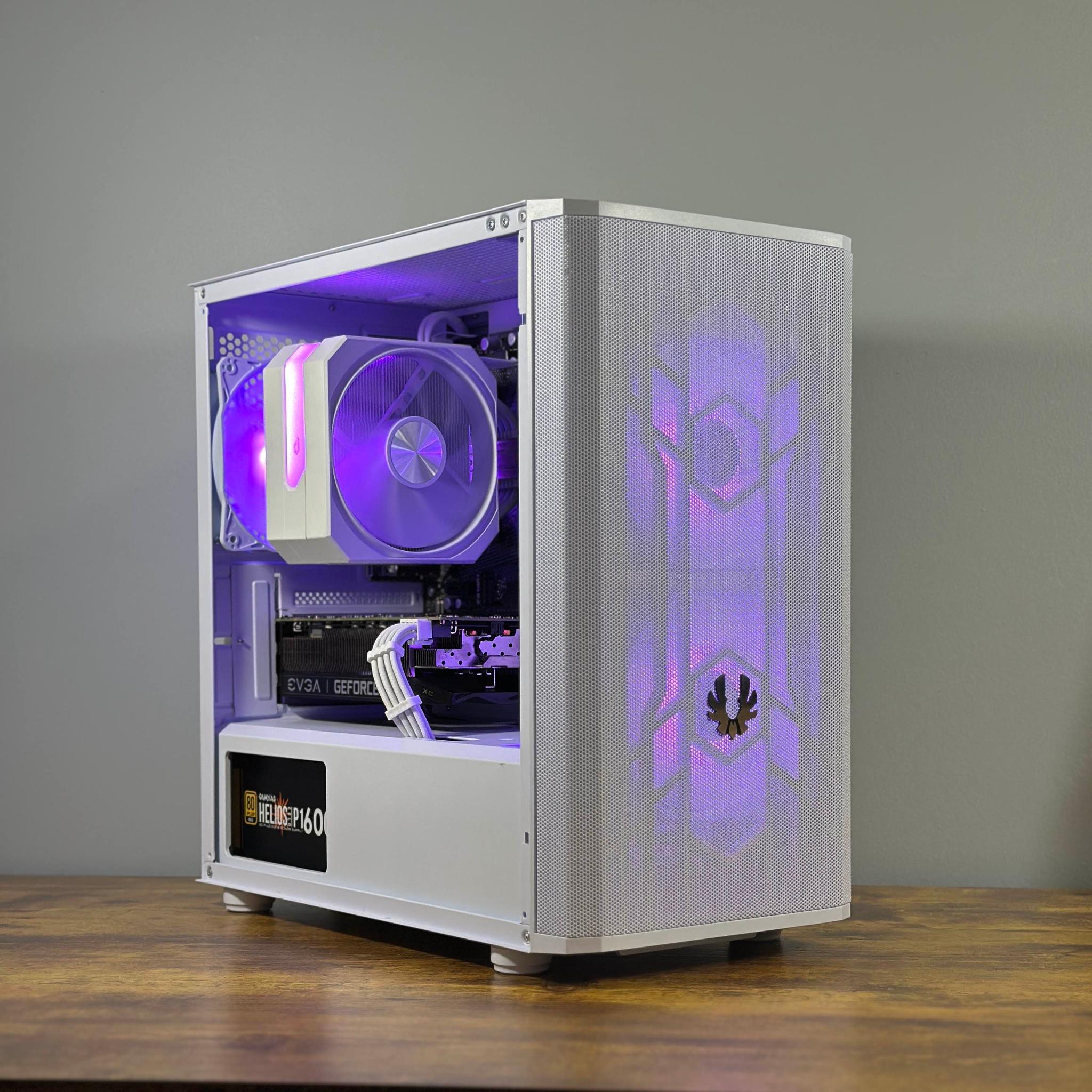 GTX 1660 6GB | Ryzen 5 4500 | 16GB DDR4 | 500GB SSD | Win11 | WIFI | 1080P White Gaming PC