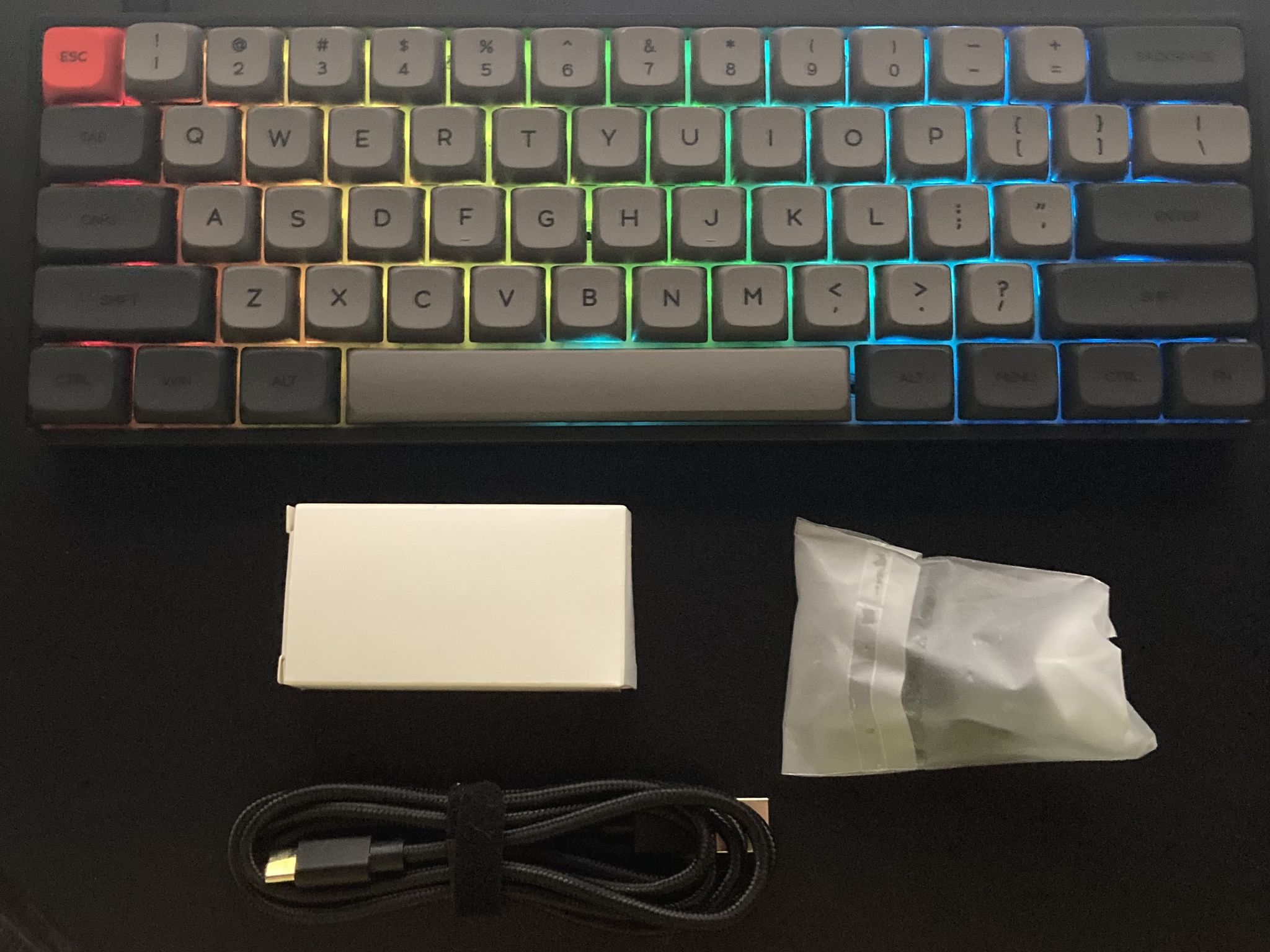 On Sale!!! Sk61 Mechanical Keyboard (Soothing Burgandy Switches)