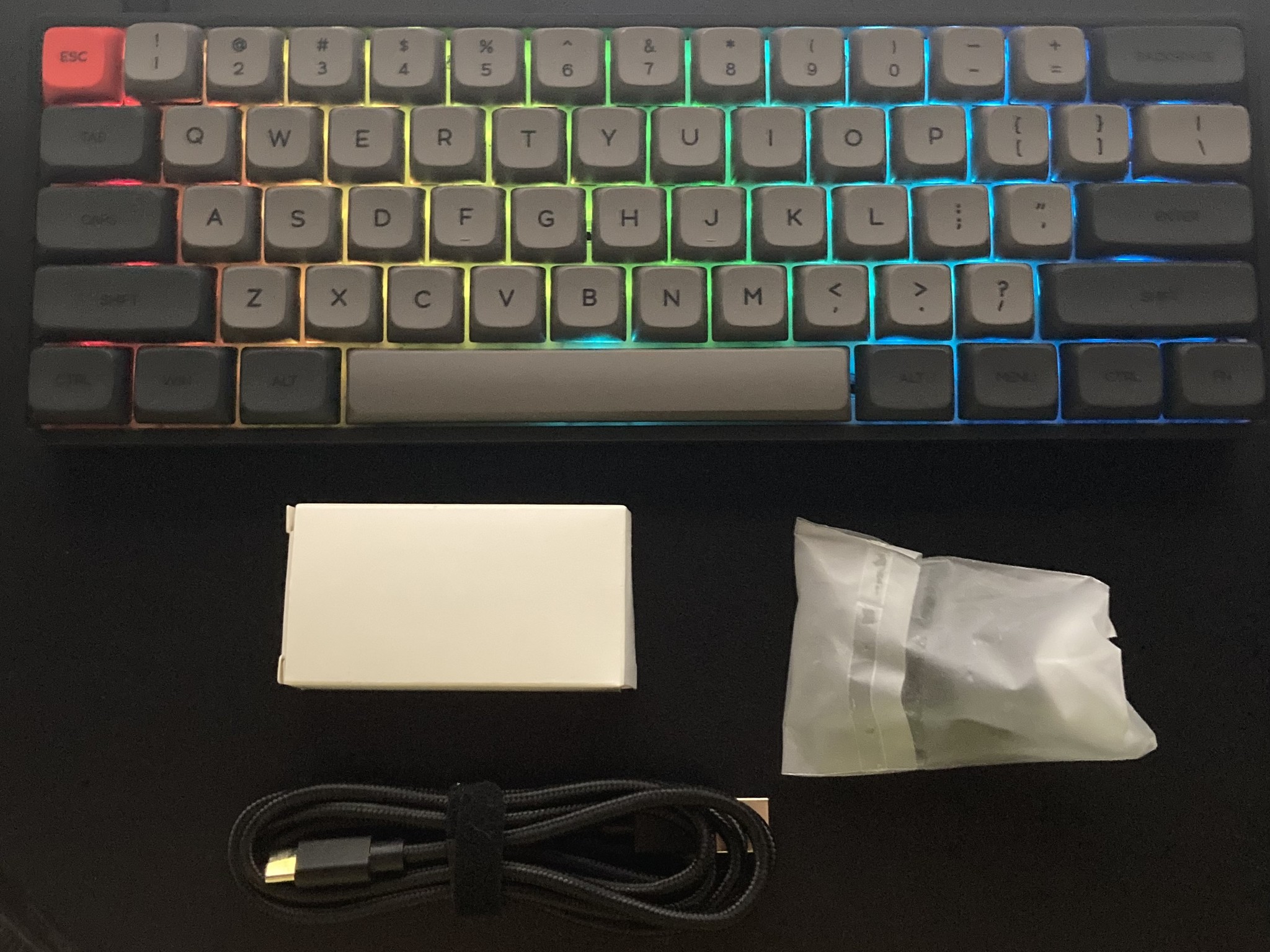 On Sale!!! Sk61 Mechanical Keyboard (Soothing Burgandy Switches)