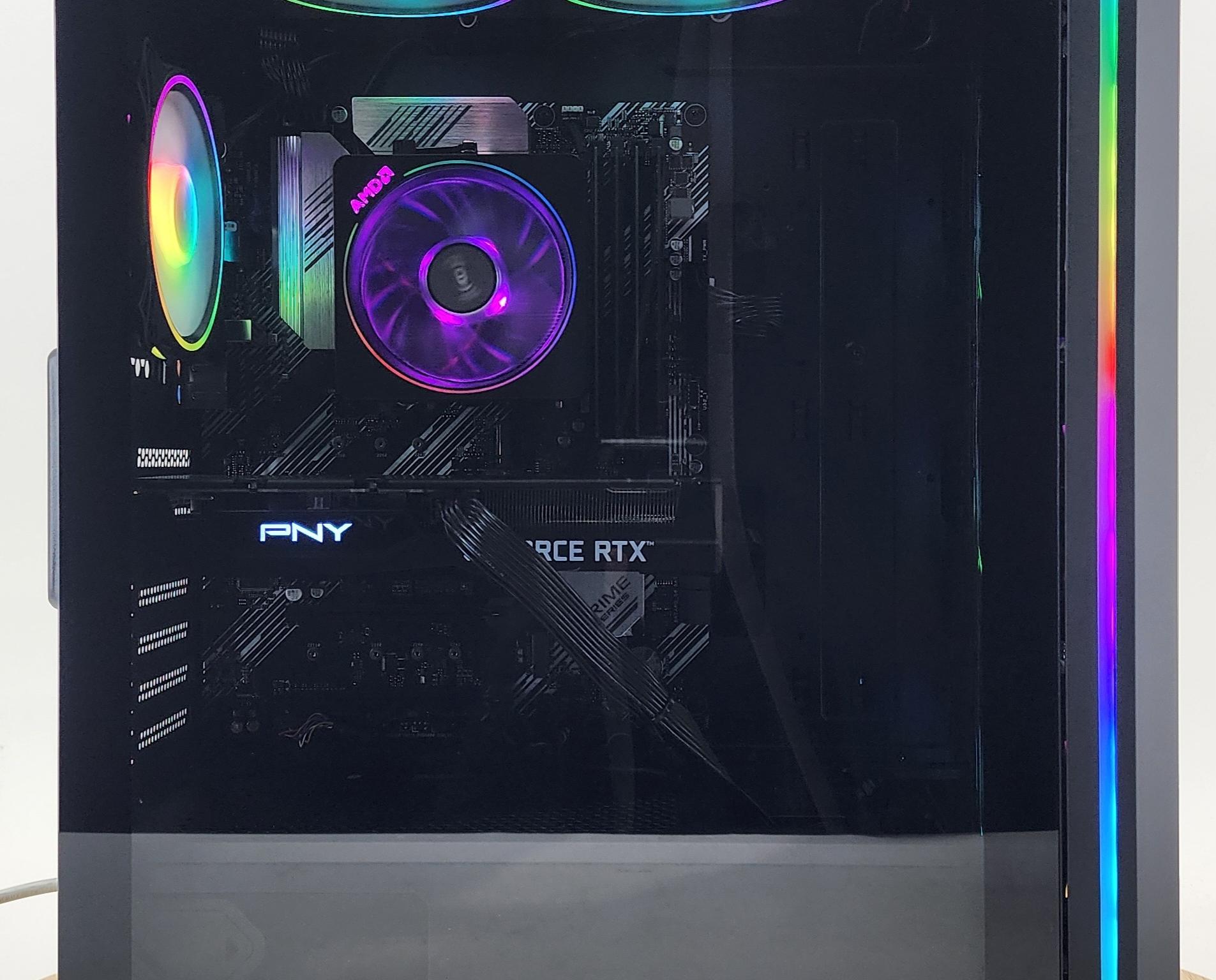 Gaming PC Ryzen 7 5800XT 32GB RAM 1TB SSD RTX 3060 8GB Windows 11 Computer