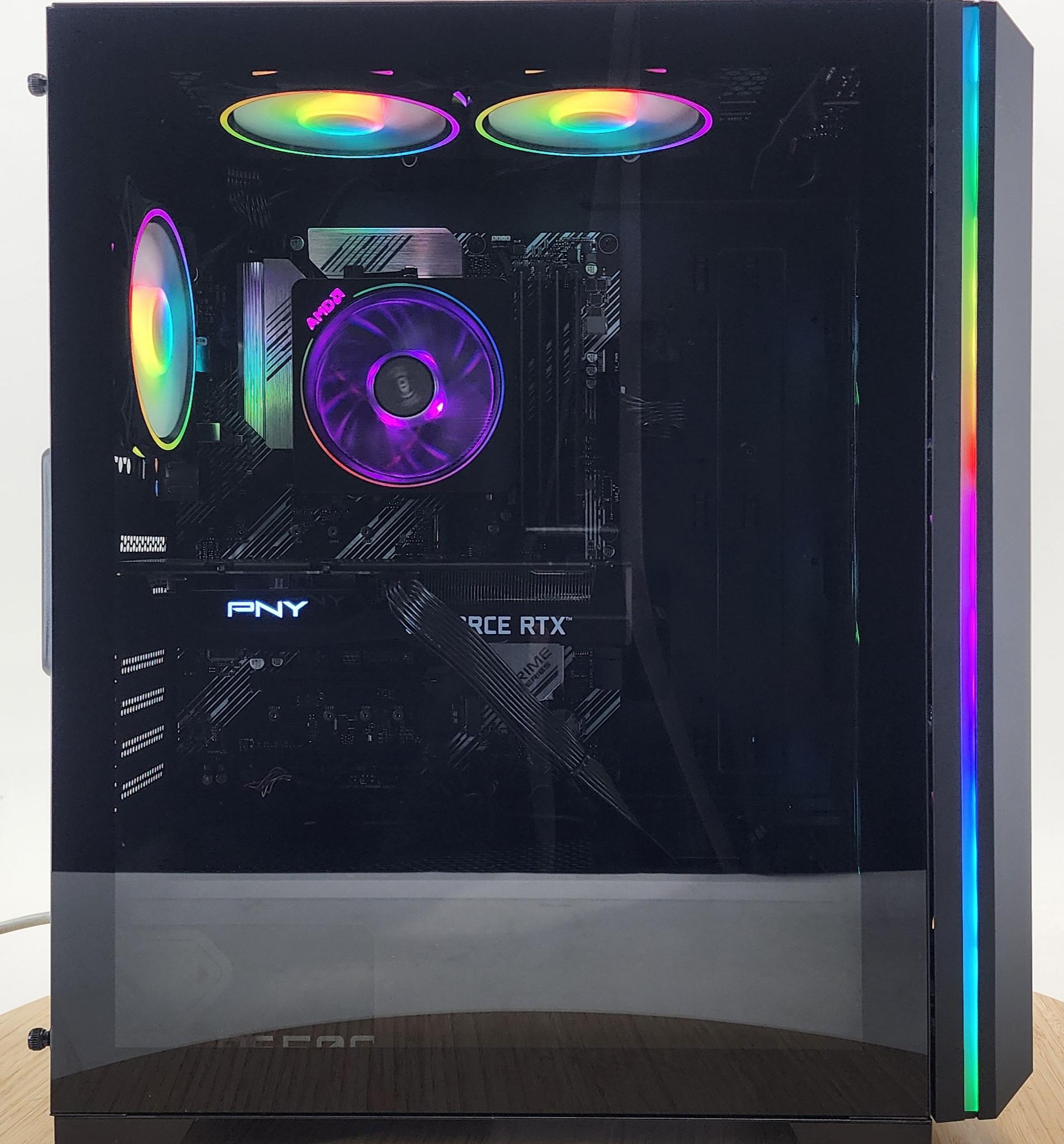 Gaming PC Ryzen 7 5800XT 32GB RAM 1TB SSD RTX 3060 8GB Windows 11 Computer