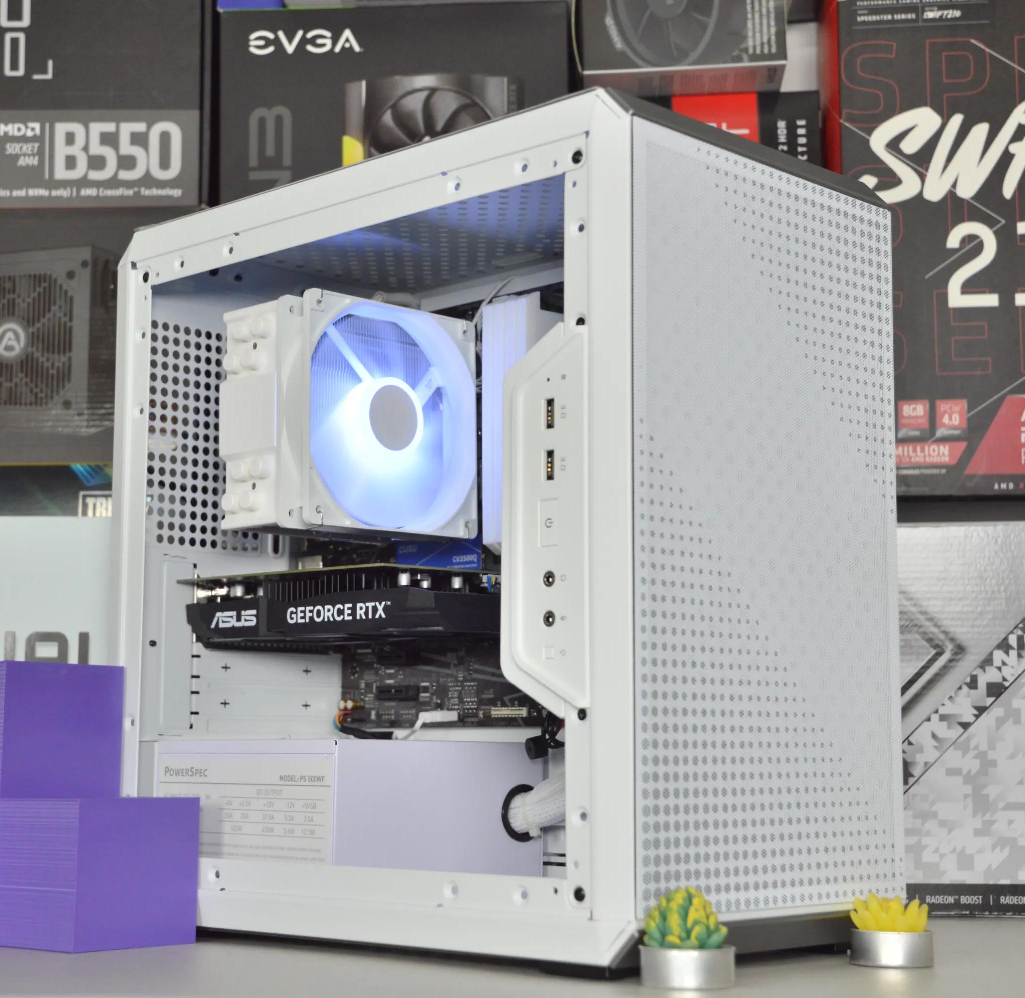 ⬜🟣| RTX 3050 6GB | INTEL i3-10100F | 16GB DDR4 RAM | 1TB NVME SSD | Royal Box |