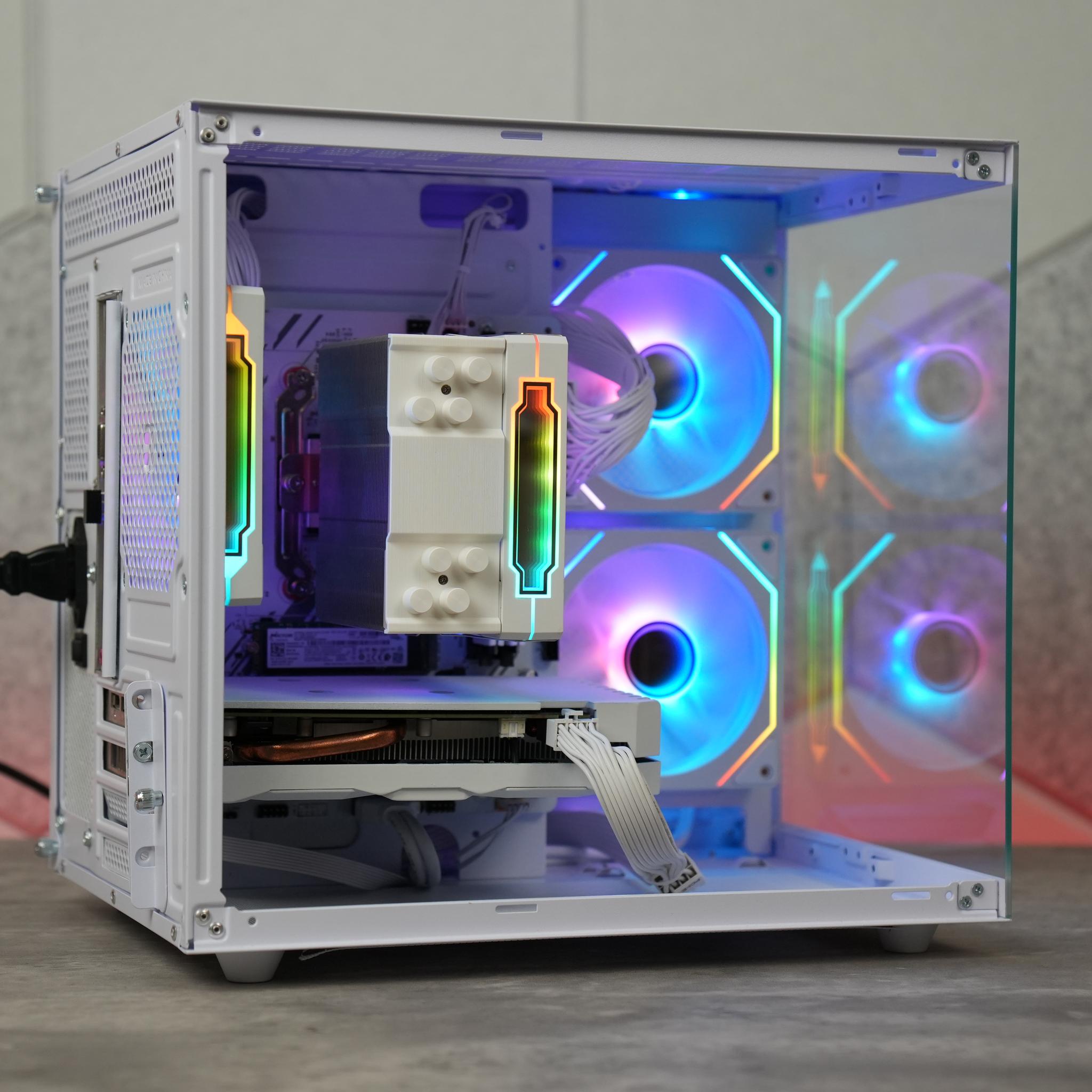 White out Gaming PC | RTX 2060 | RYZEN 7  | 16GB RAM | 512GB SSD | WINDOWS 11 | WIFI & BT