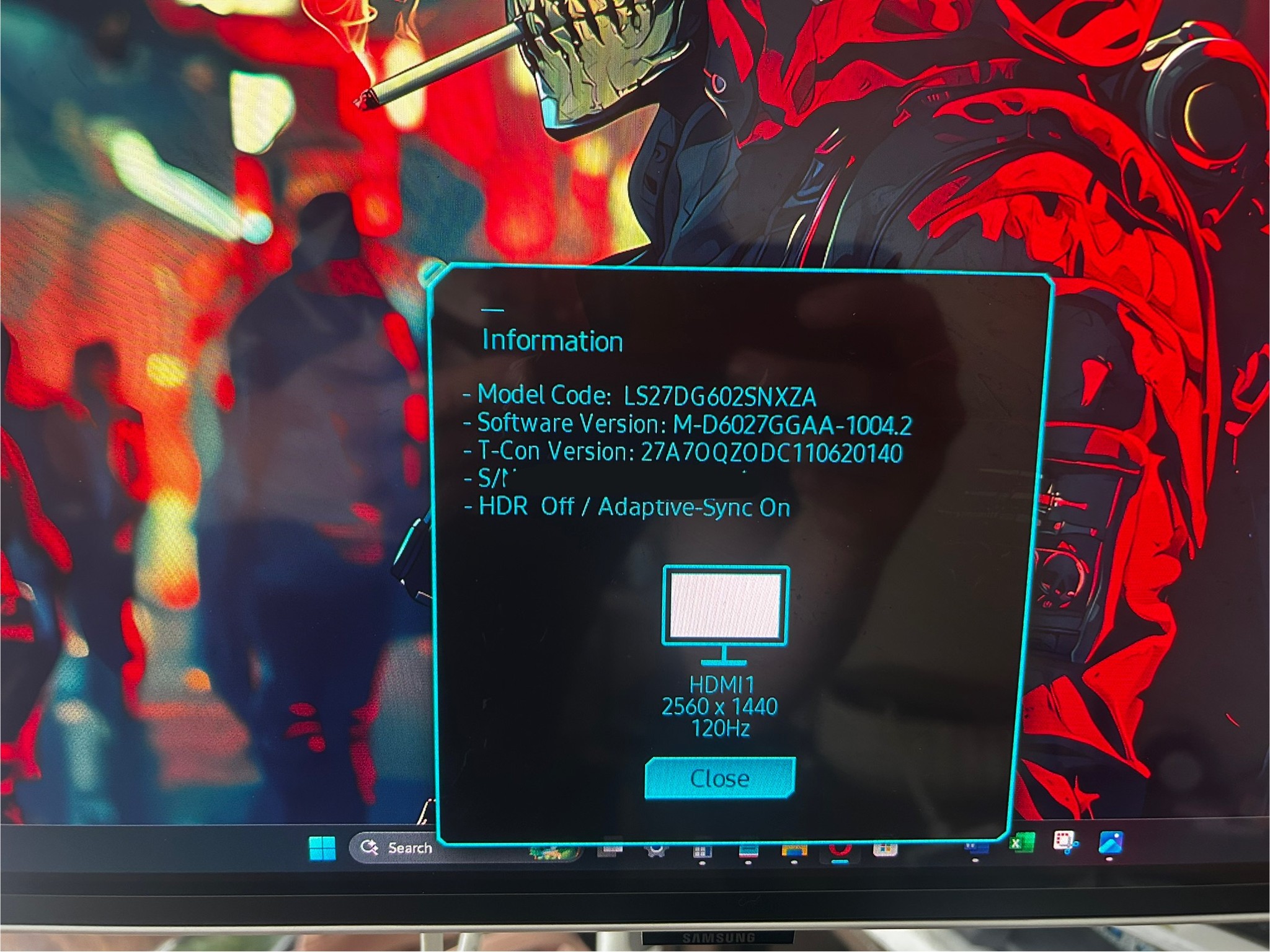 New Samsung Odyssey QD-OLED 27" (360hz) 2K QHD (2560 x 1440) (S27DG602) (Original MSRP: $899.99)