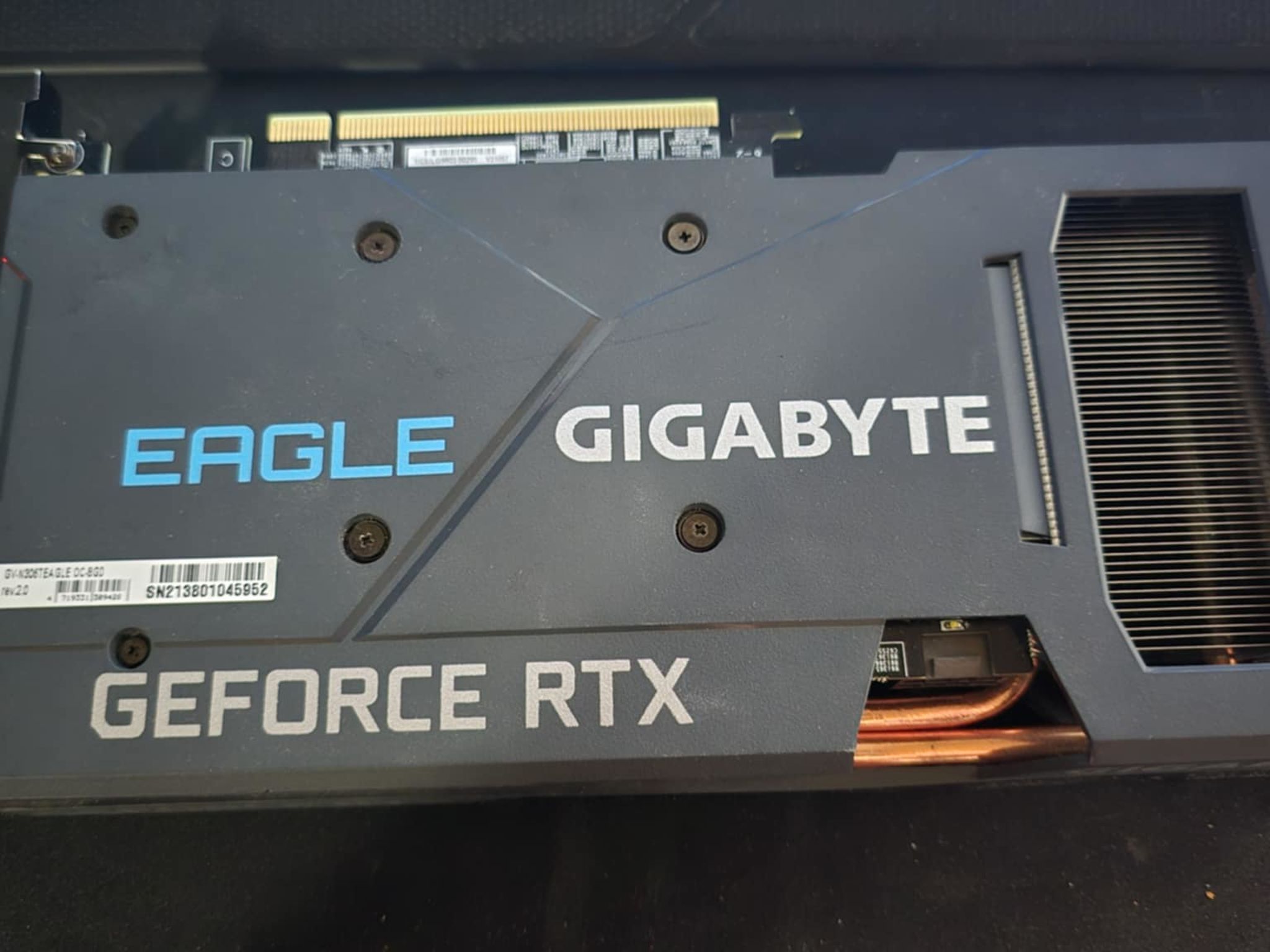 GIGABYTE GeForce RTX 3060 Ti GV-N306TEAGLE OC-8GD (rev. 2.0) Graphics Card