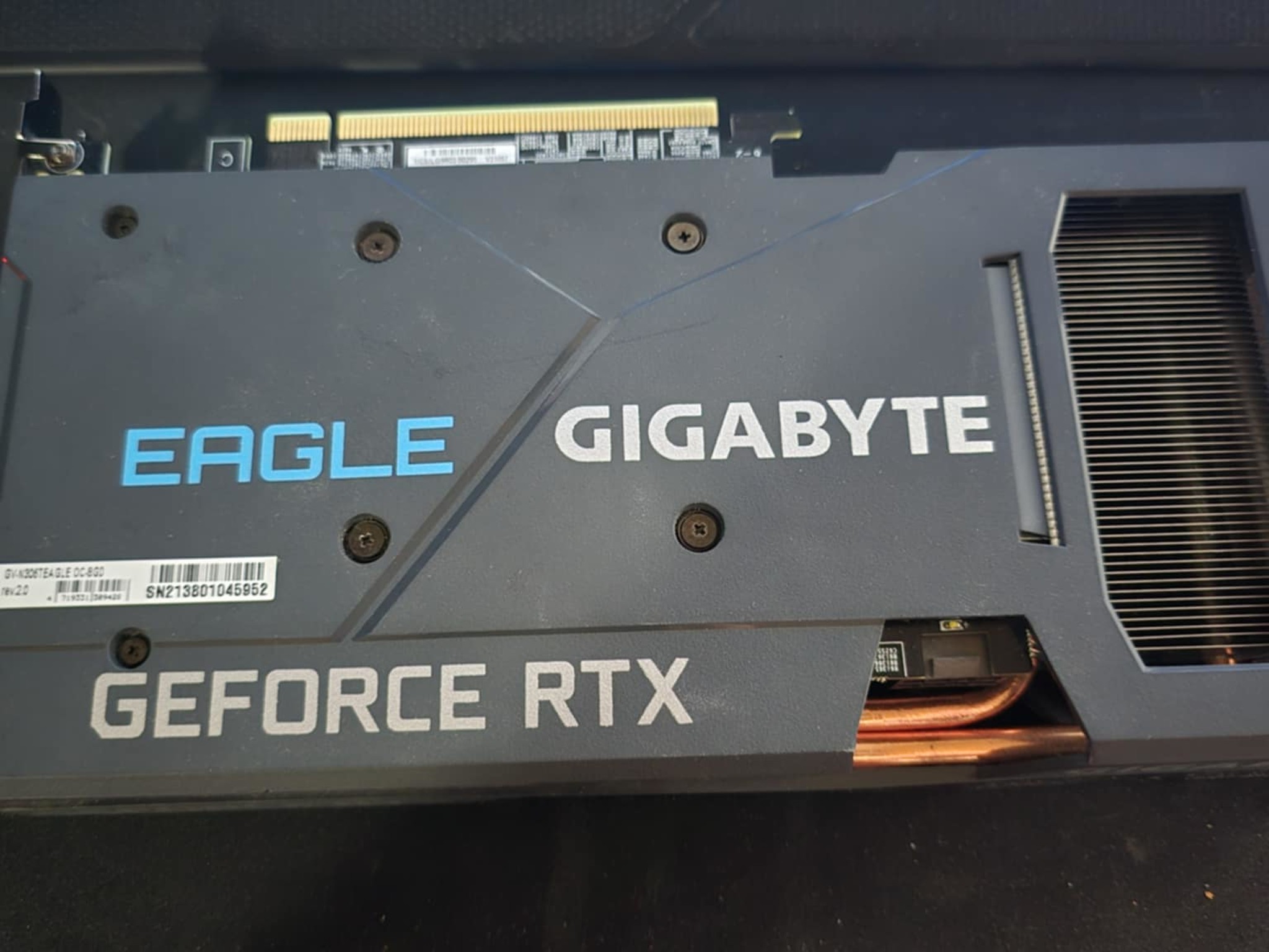 GIGABYTE GeForce RTX 3060 Ti GV-N306TEAGLE OC-8GD (rev. 2.0) Graphics Card